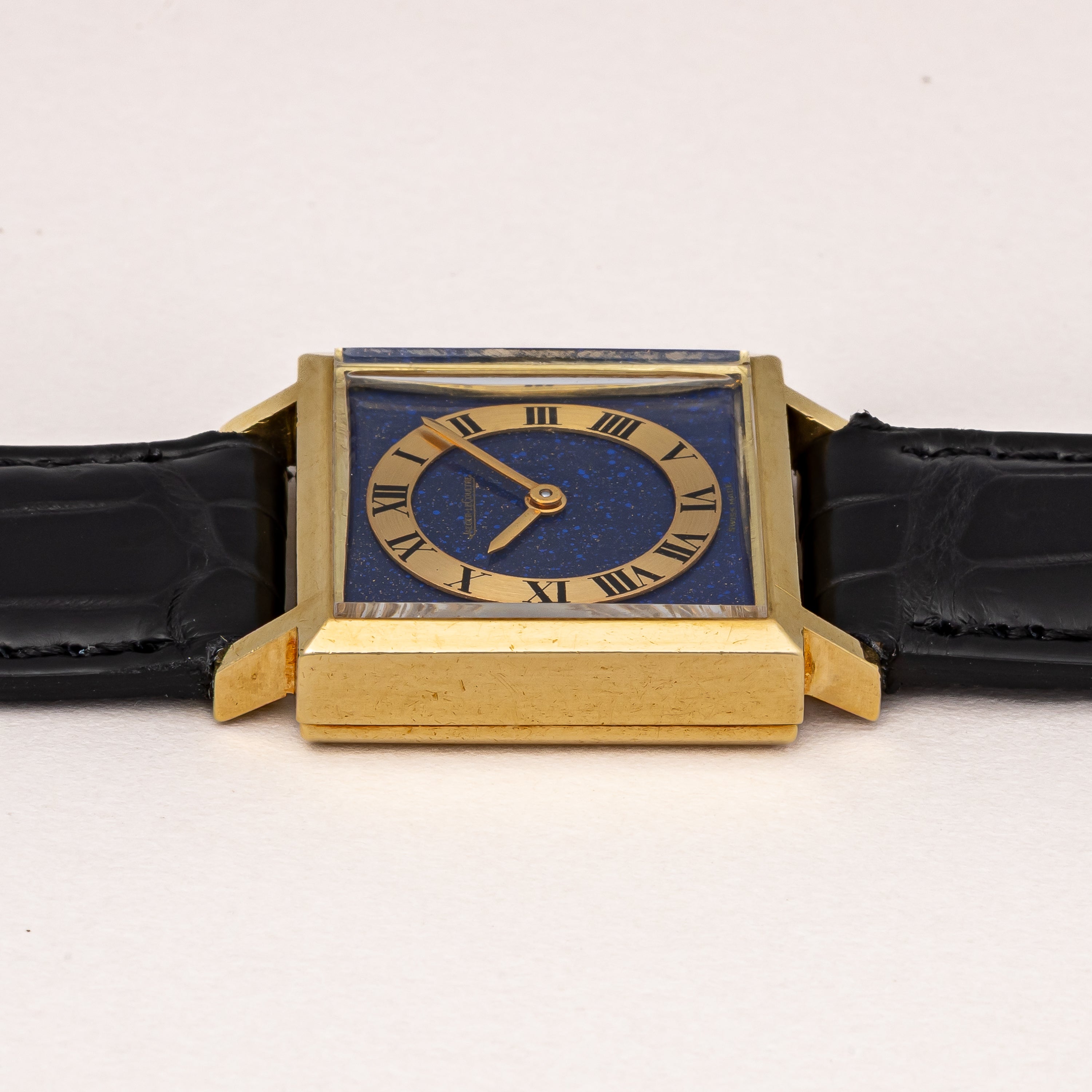 ジャガー・ルクルト 1970年代製 Ref.6003 21 ラピスラズリ ブルー 18KYG