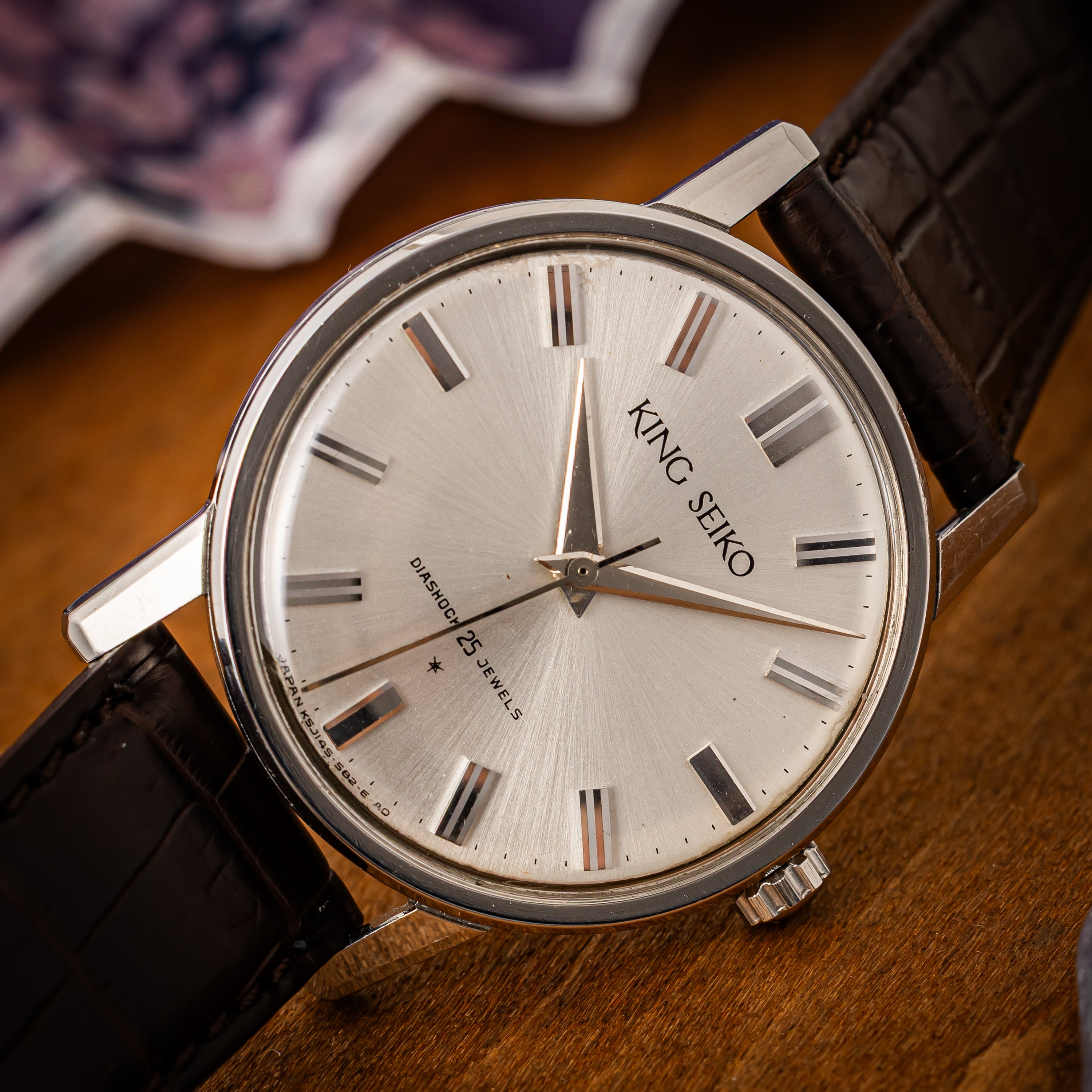 キングセイコー ファーストモデル 1962年製 Ref.J14102E KS ステンレスケース 手巻き ADダイヤル
