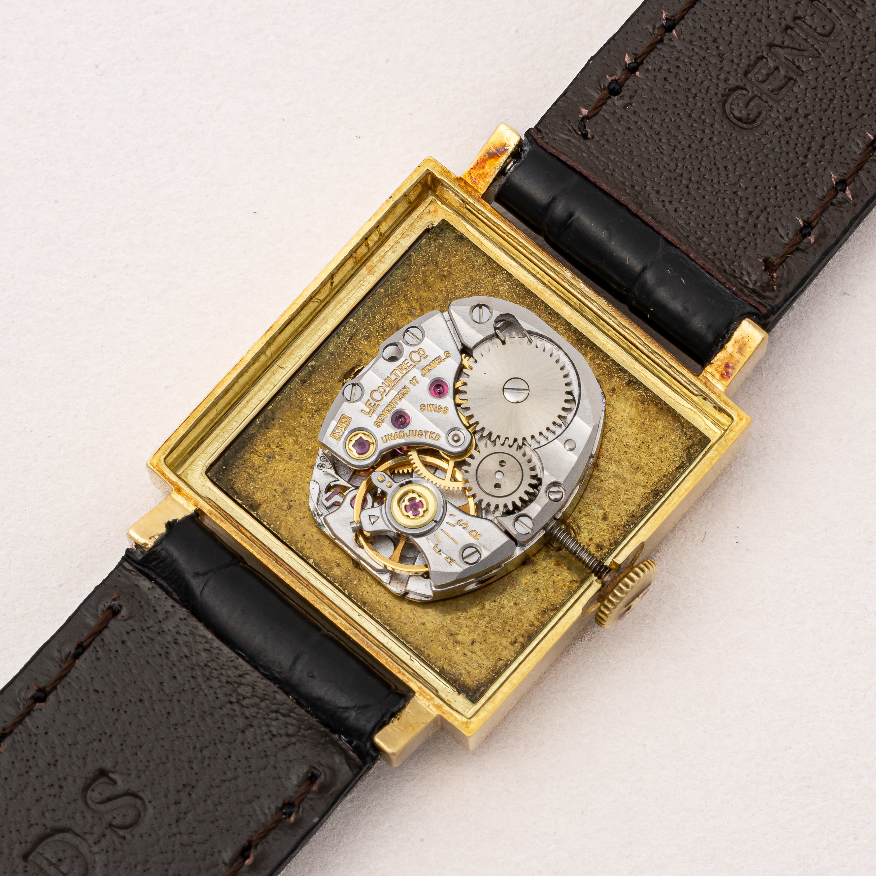 ジャガー・ルクルト 1970年代製 Ref.6003 21 ラピスラズリ ブルー 18KYG