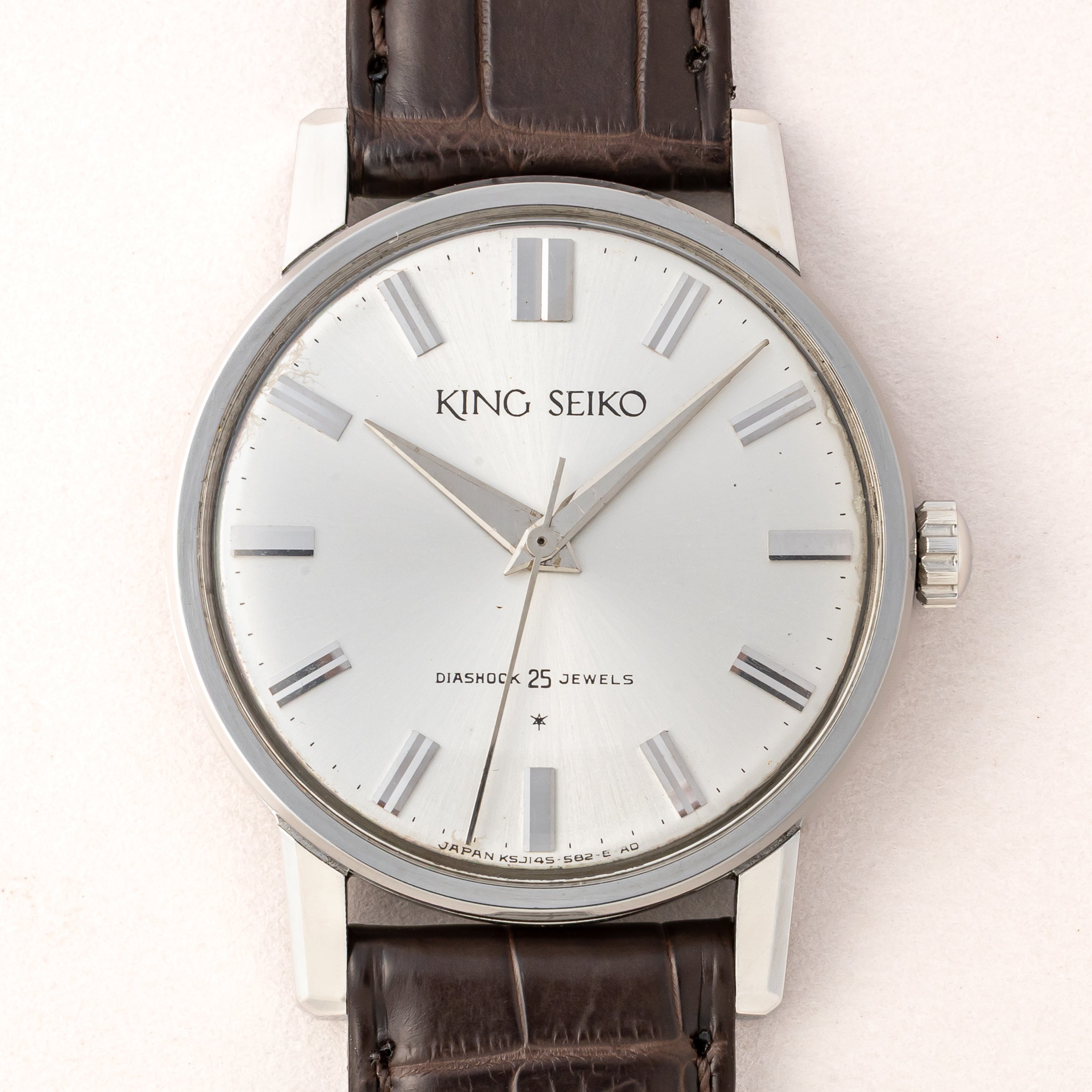 キングセイコー ファーストモデル 1962年製 Ref.J14102E KS ステンレスケース 手巻き ADダイヤル