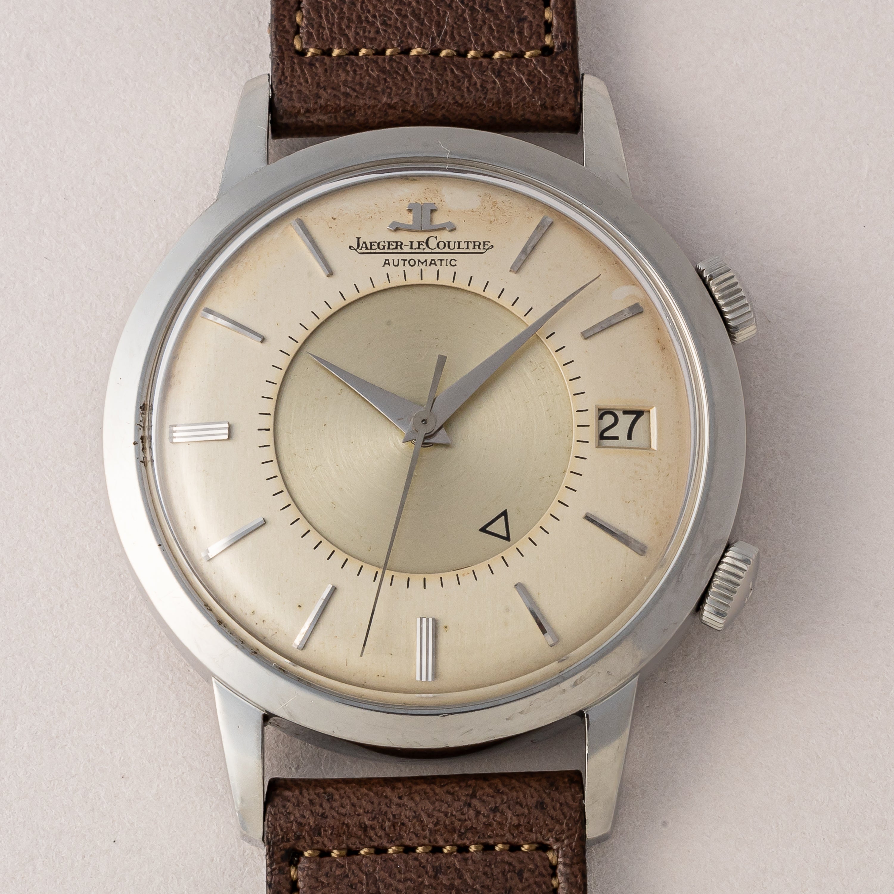 ジャガー・ルクルト メモボックス 1960年代製 自動巻き ステンレスケース