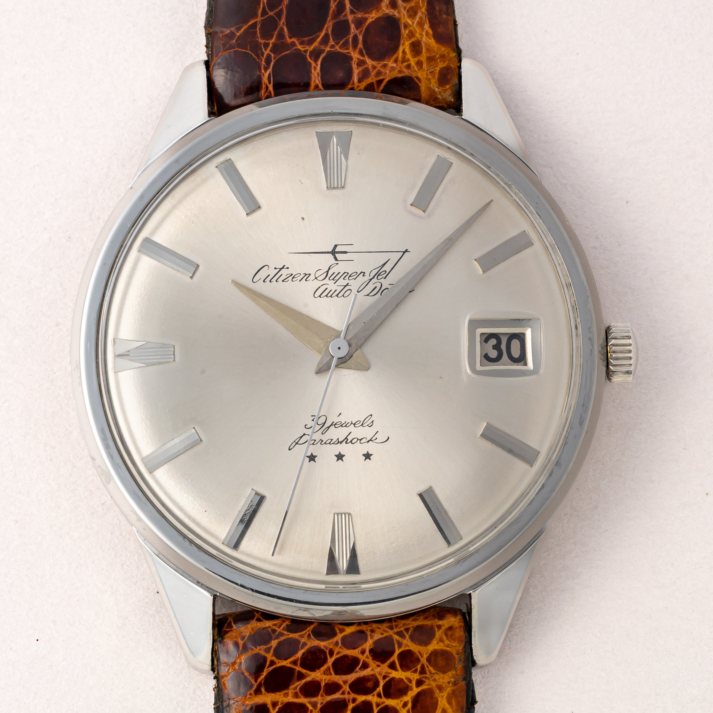 シチズン スーパージェット オートデーター 1963年製 Ref.AD51507051 箱、ギャラ、タグ付き