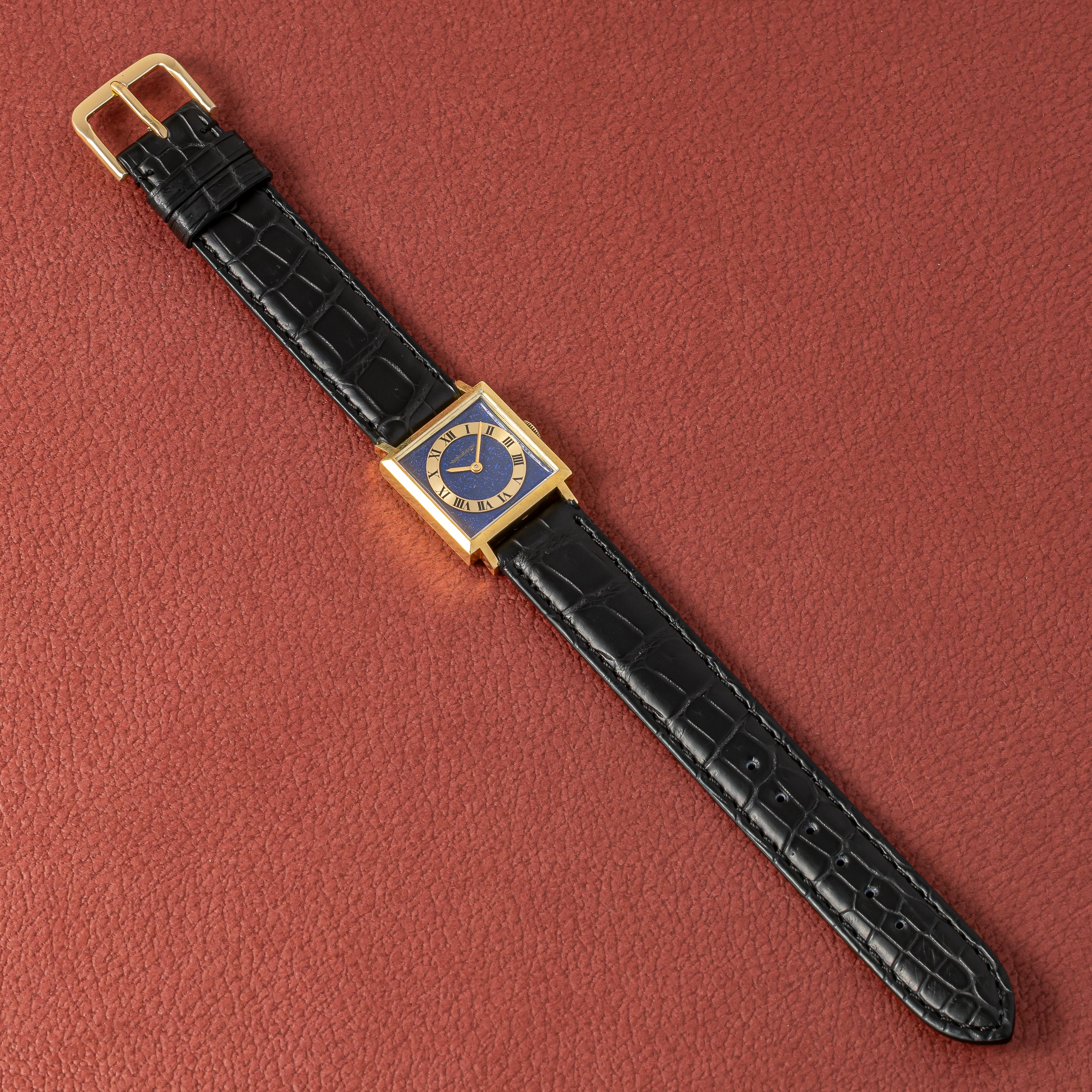 ジャガー・ルクルト 1970年代製 Ref.6003 21 ラピスラズリ ブルー 18KYG