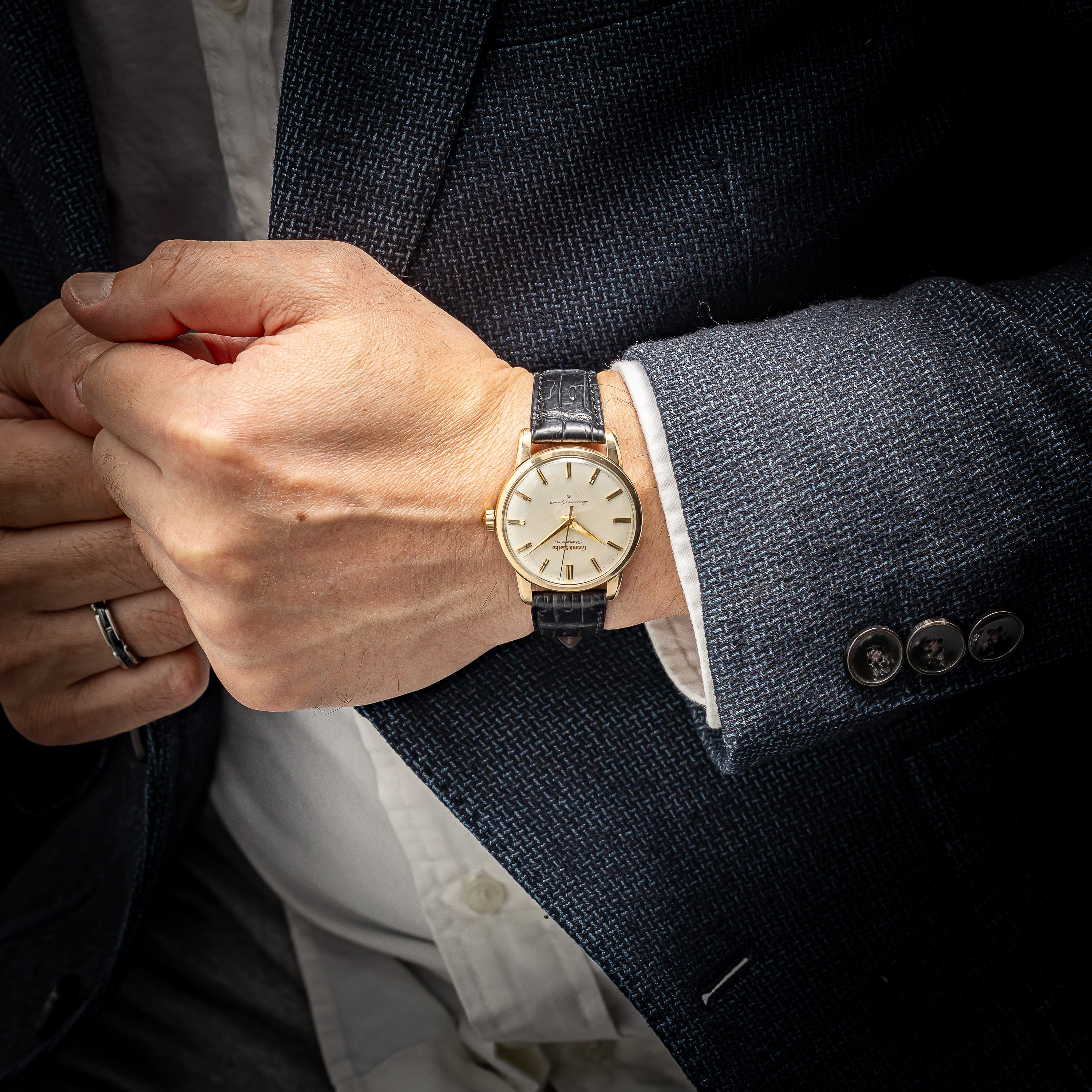 グランドセイコー ファーストモデル 1963年製 Ref.J14070GS アップライトロゴ