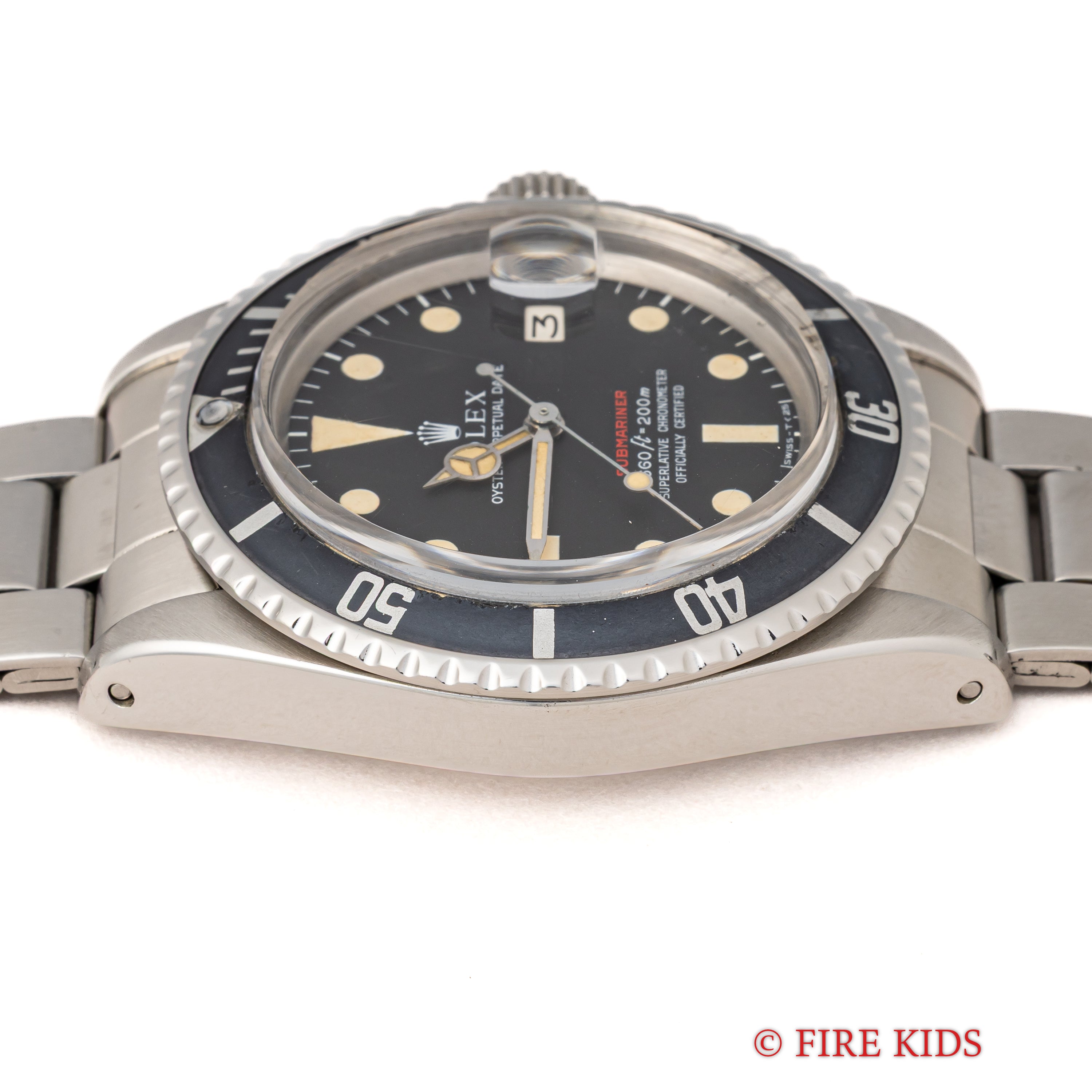 ロレックス サブマリーナ 赤サブ 1970年製(昭和45年製) Ref.1680 マーク4ダイヤル オリジナルブレス