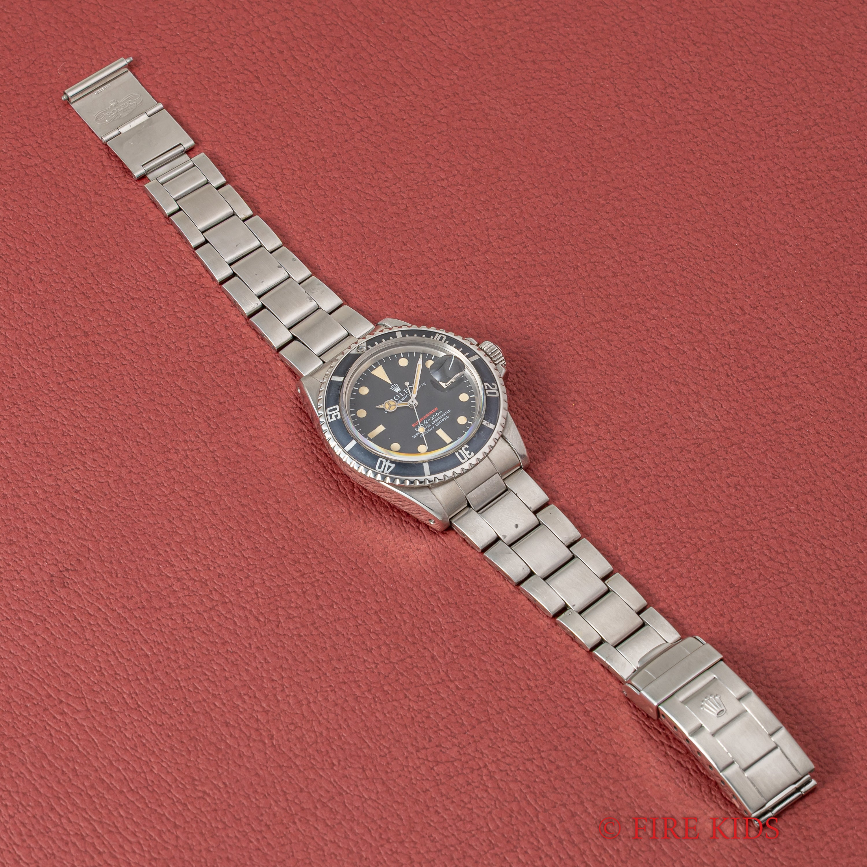 ロレックス サブマリーナ 赤サブ 1970年製(昭和45年製) Ref.1680 マーク4ダイヤル オリジナルブレス