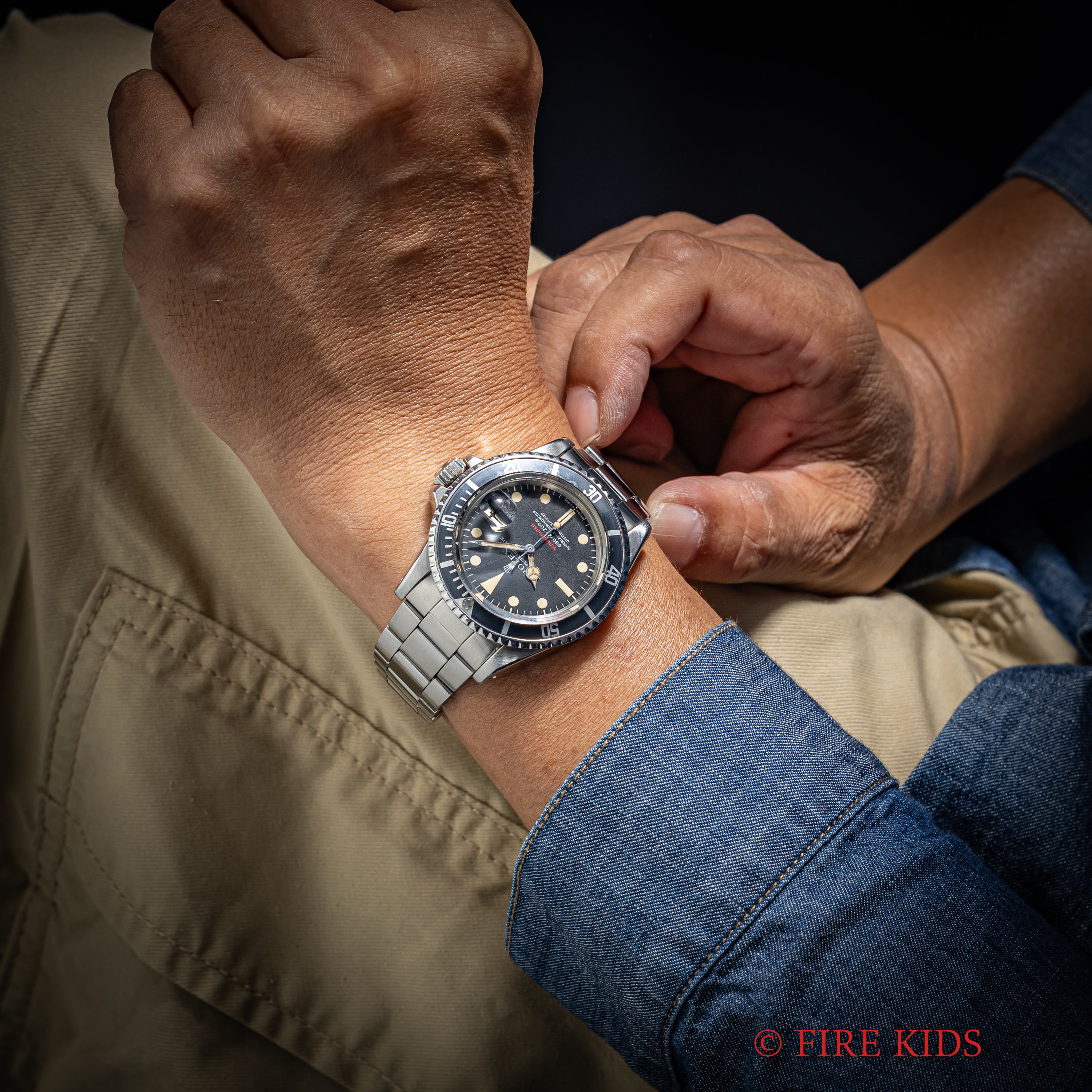 ロレックス サブマリーナ 赤サブ 1970年製(昭和45年製) Ref.1680 マーク4ダイヤル オリジナルブレス