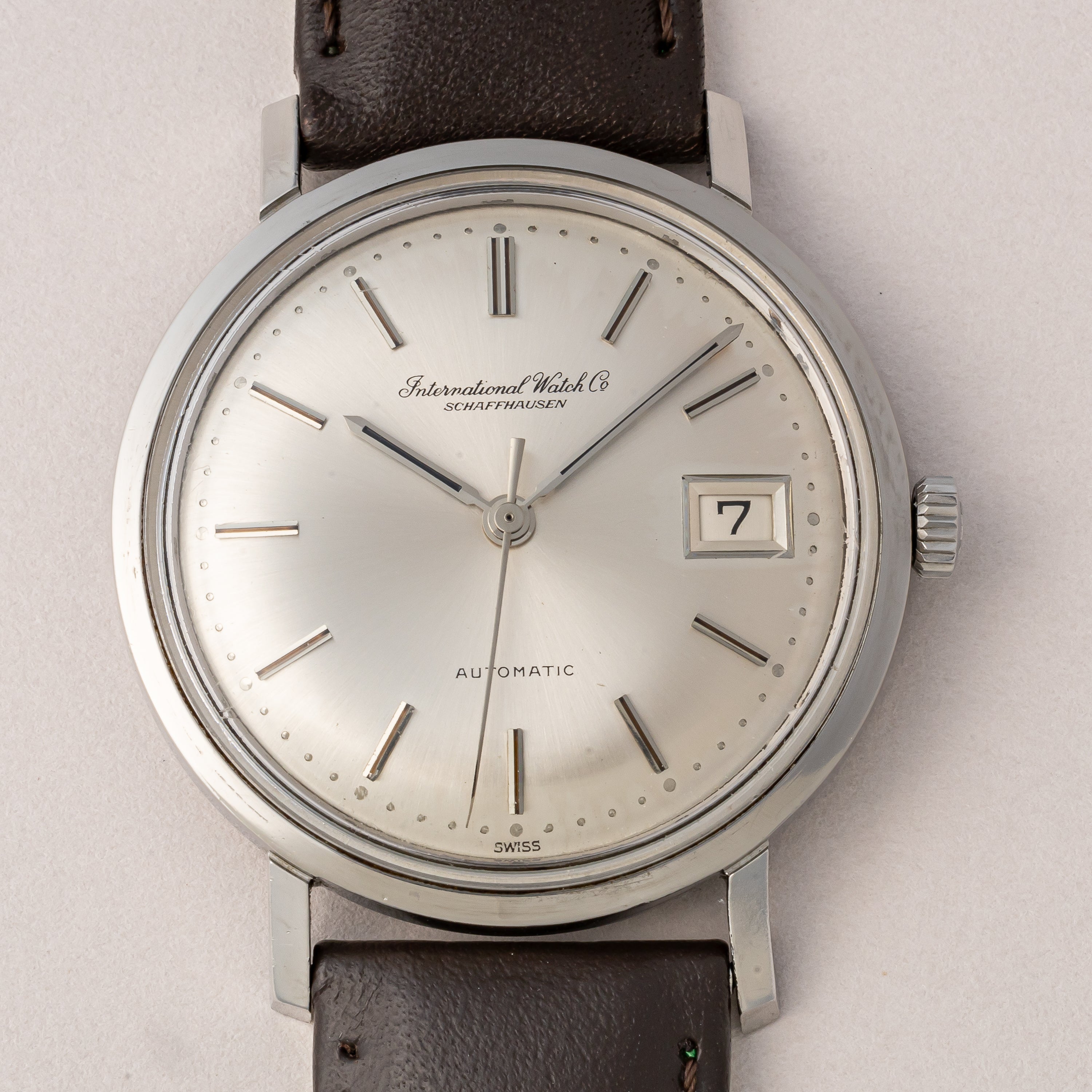 IWC ラウンドケース 1967年製 Ref.R808 ペラトン式自動巻き Cal.8541