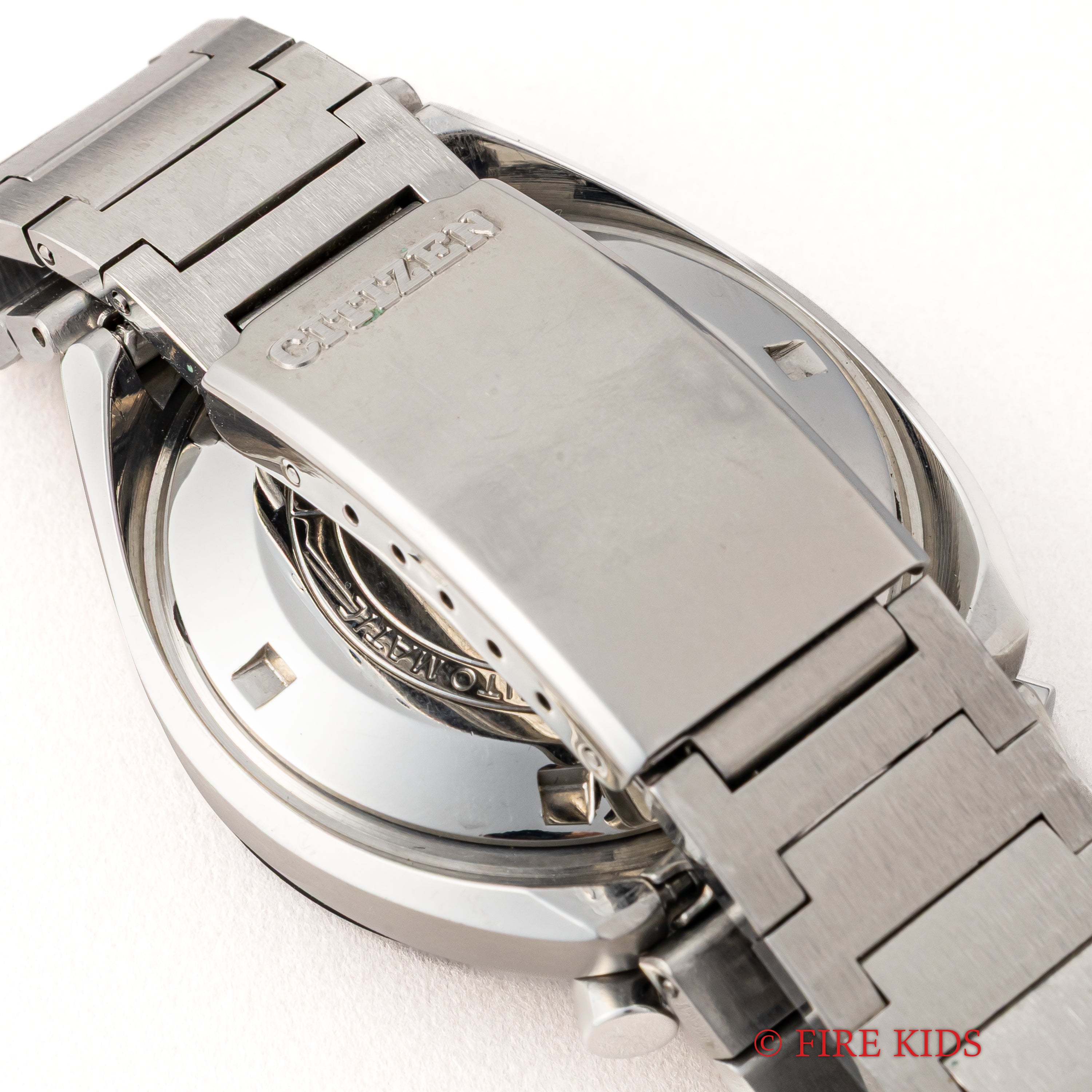 シチズン ツノクロノ チャレンジタイマー 1973年製 ダークブルーダイヤル 自動巻きクロノグラフ 純正ブレス