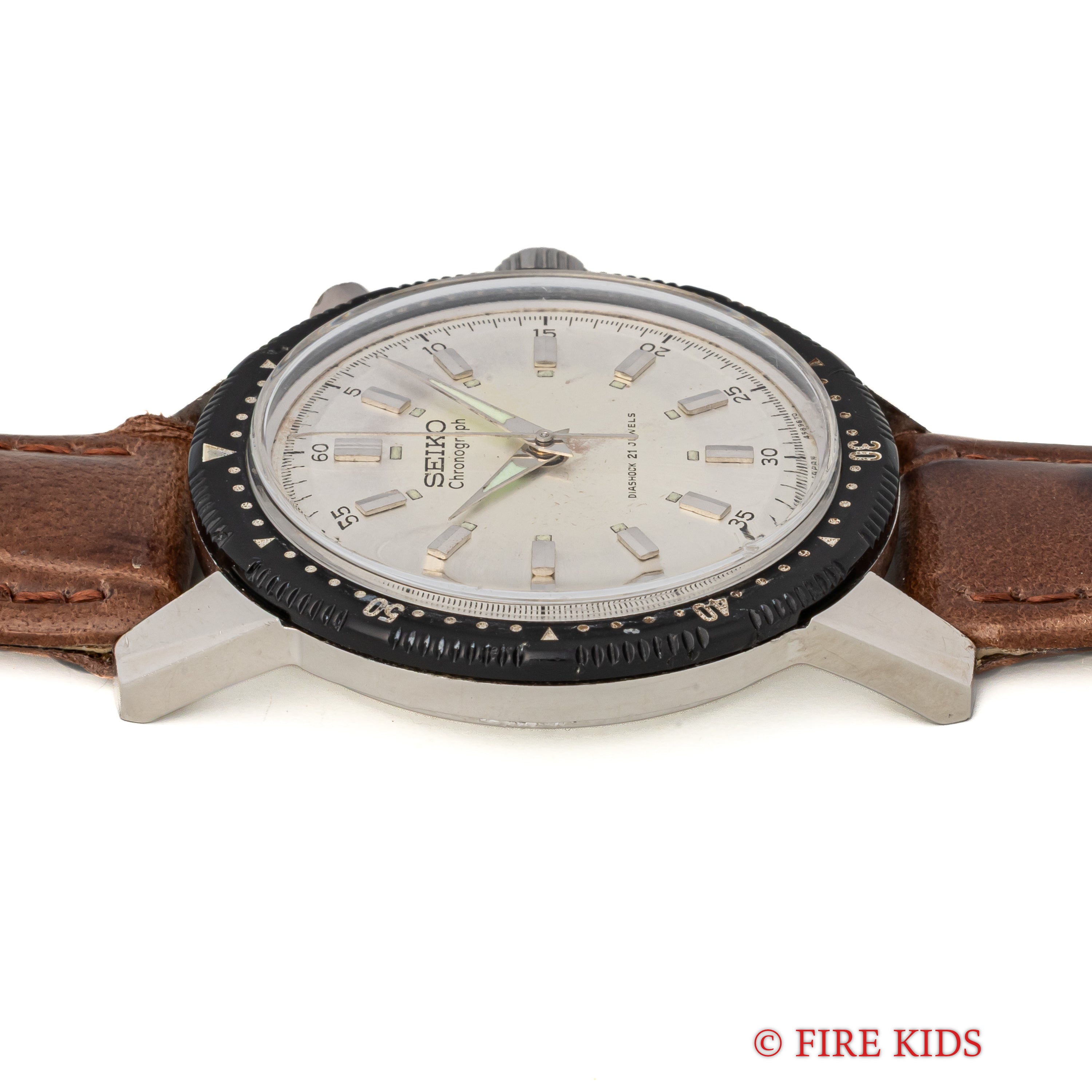 セイコー ワンプッシュクロノグラフ 1964年製 Ref.45899 聖火マーク プラ回転ベゼル