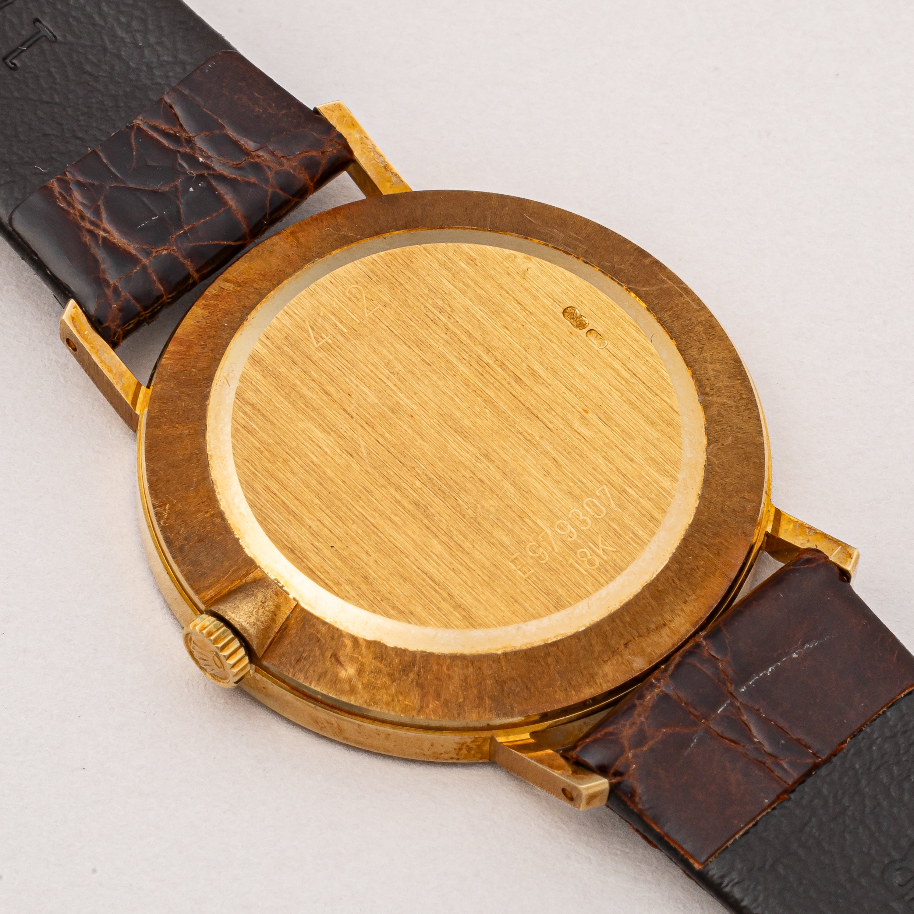 ロレックス チェリーニ ラウンドケース 1990年~1991年製 Ref.4112 18金イエローゴールド 箱、ポーチ付き