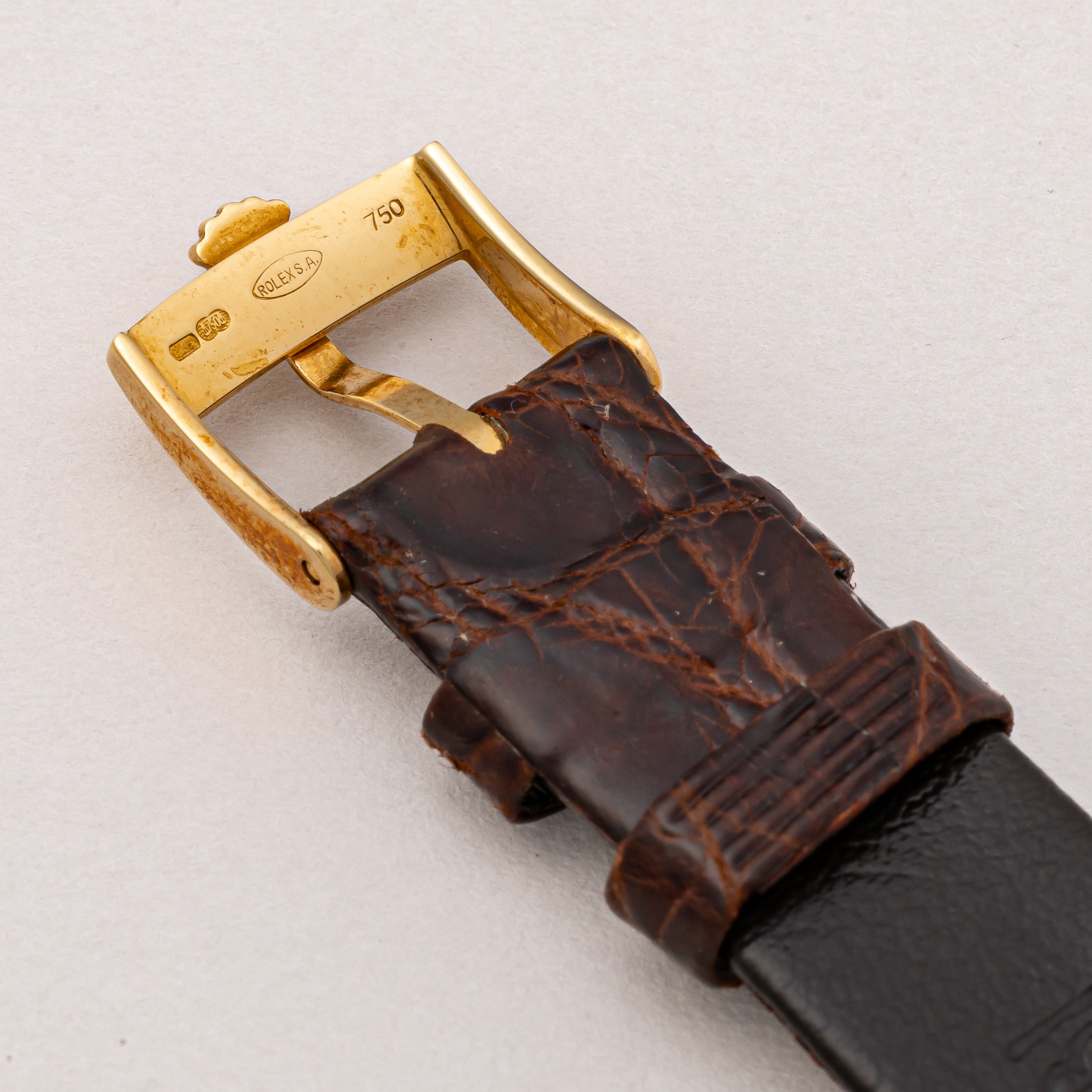 ロレックス チェリーニ ラウンドケース 1990年~1991年製 Ref.4112 18金イエローゴールド 箱、ポーチ付き