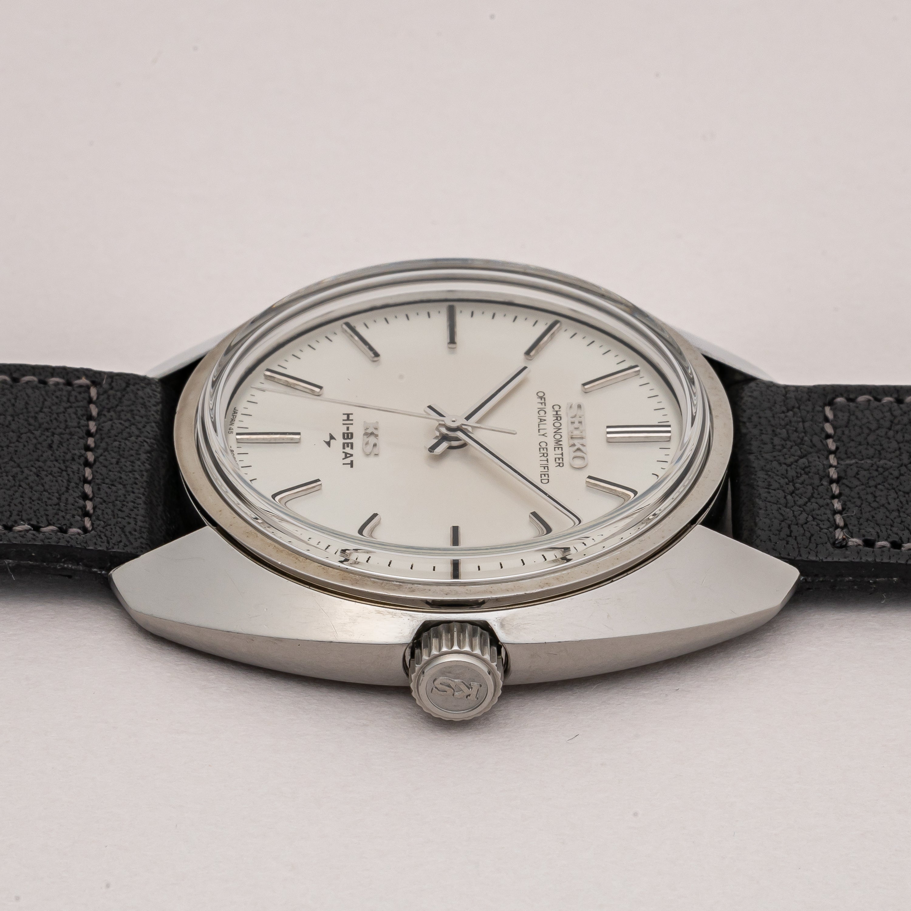 キングセイコー クロノメーター 1970年製 Ref.45-8010 ハイビート シルバーダイヤル