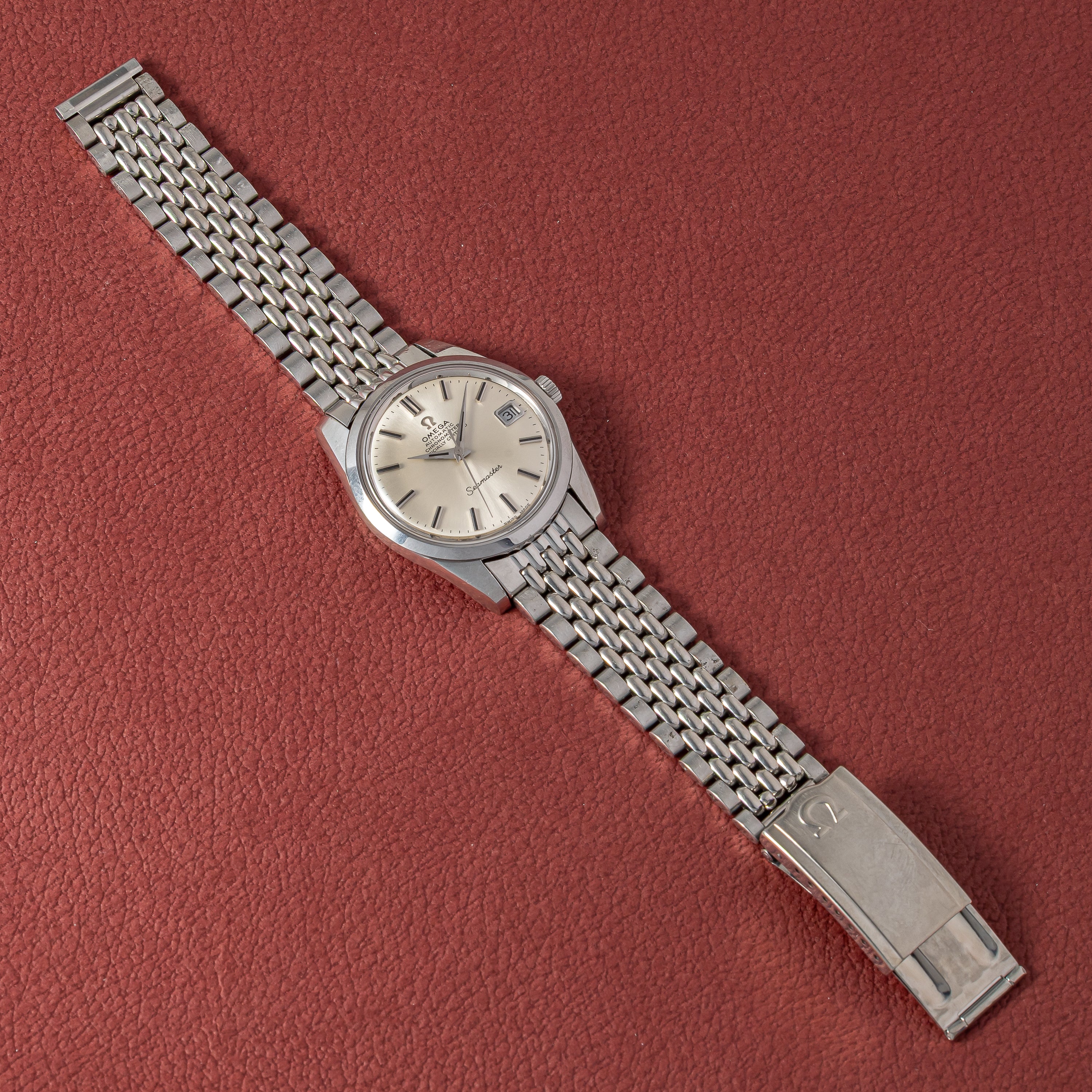 オメガ シーマスター クロノメーター 1969年製 Ref.166010 SP 純正ブレス付き