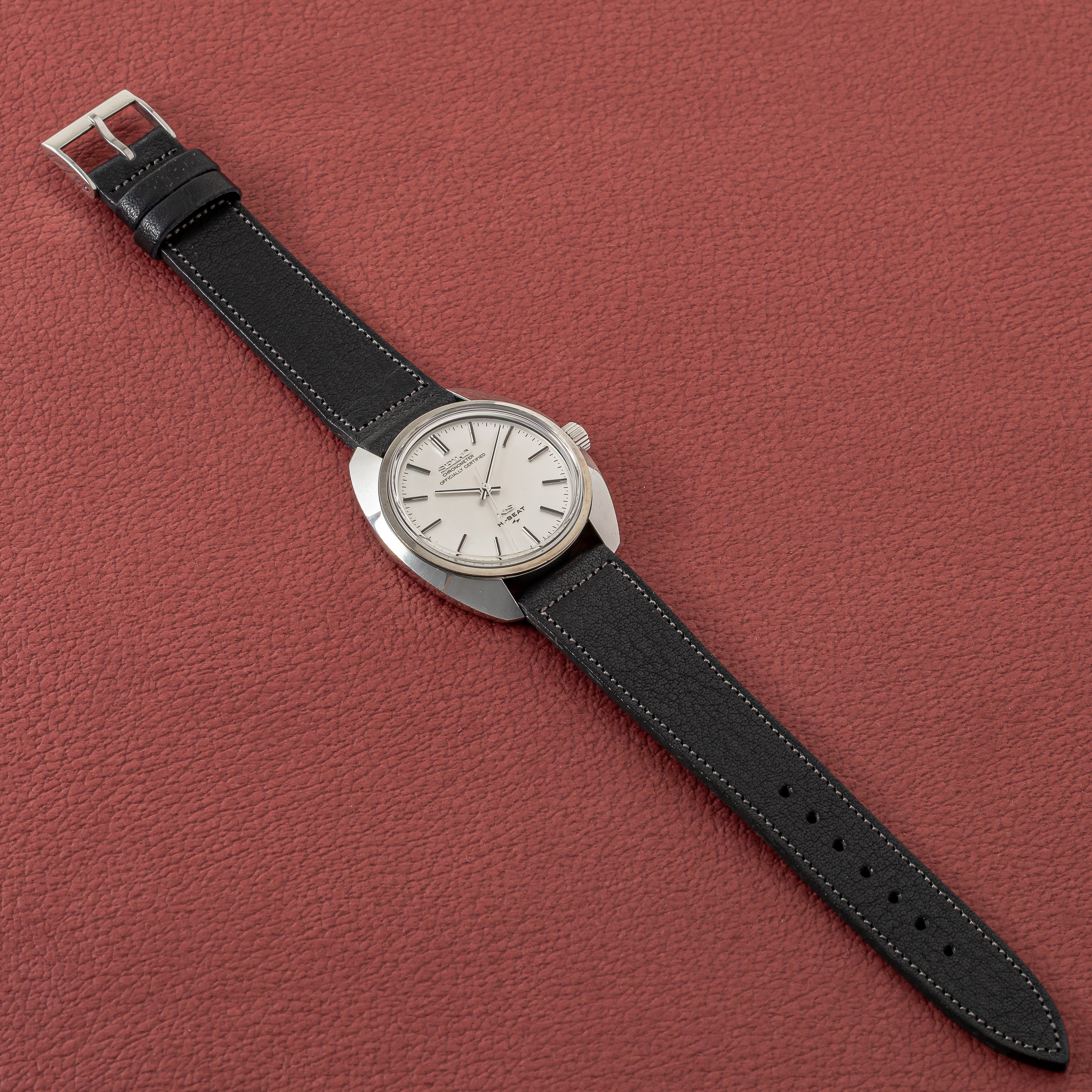 キングセイコー クロノメーター 1970年製 Ref.45-8010 ハイビート シルバーダイヤル