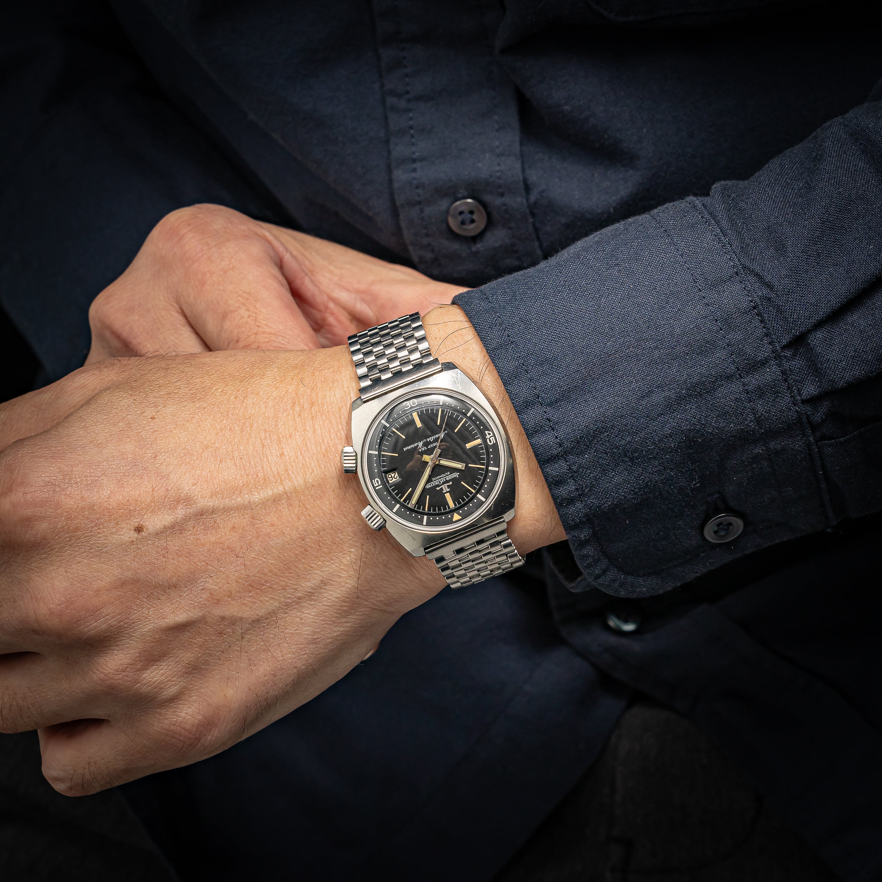 ジャガールクルト ディープシー マスターマリーナ 1960年代製 Ref.E558 自動巻き Cal.K883 NSA社製ブレス