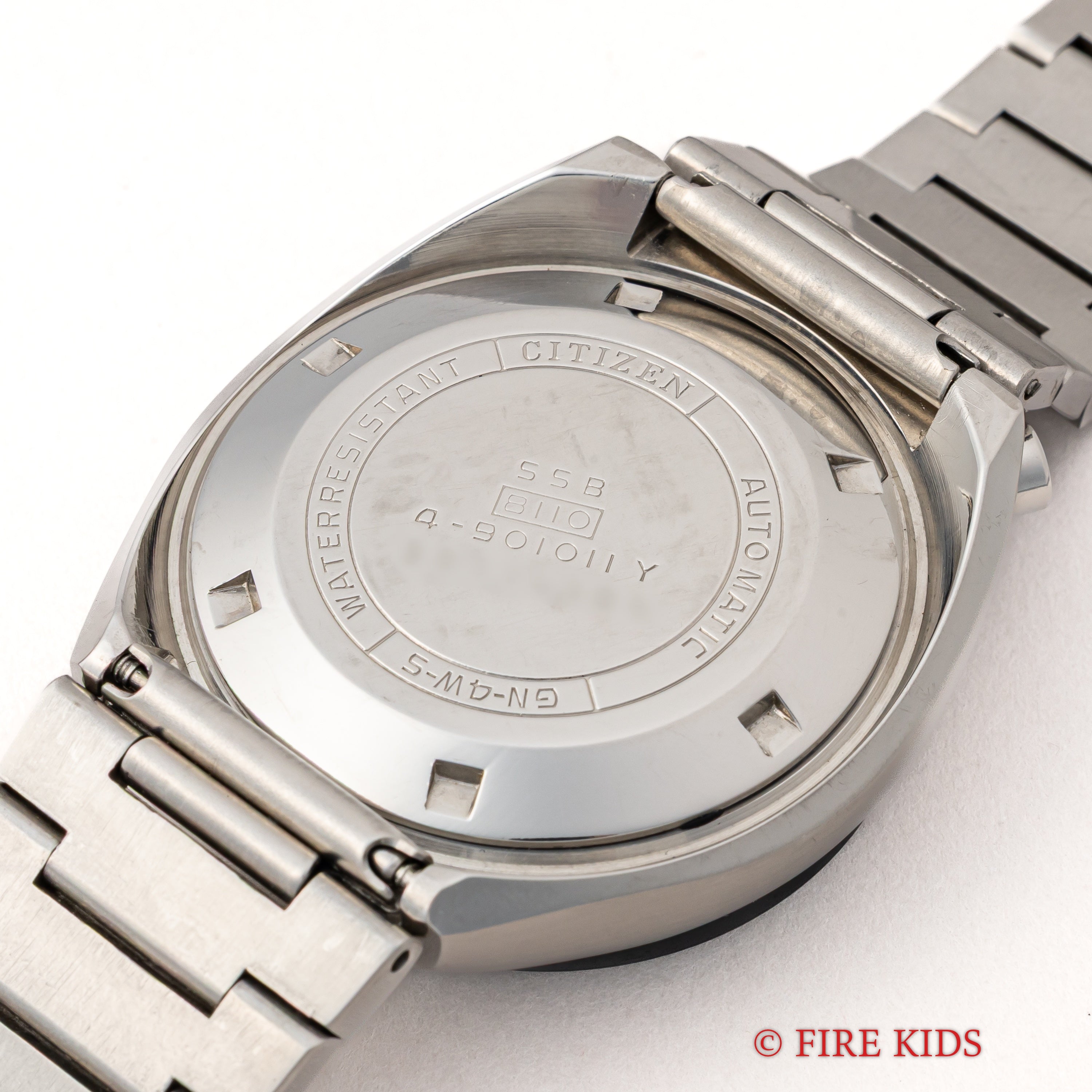 シチズン ツノクロノ チャレンジタイマー 1973年製 ダークブルーダイヤル 自動巻きクロノグラフ 純正ブレス