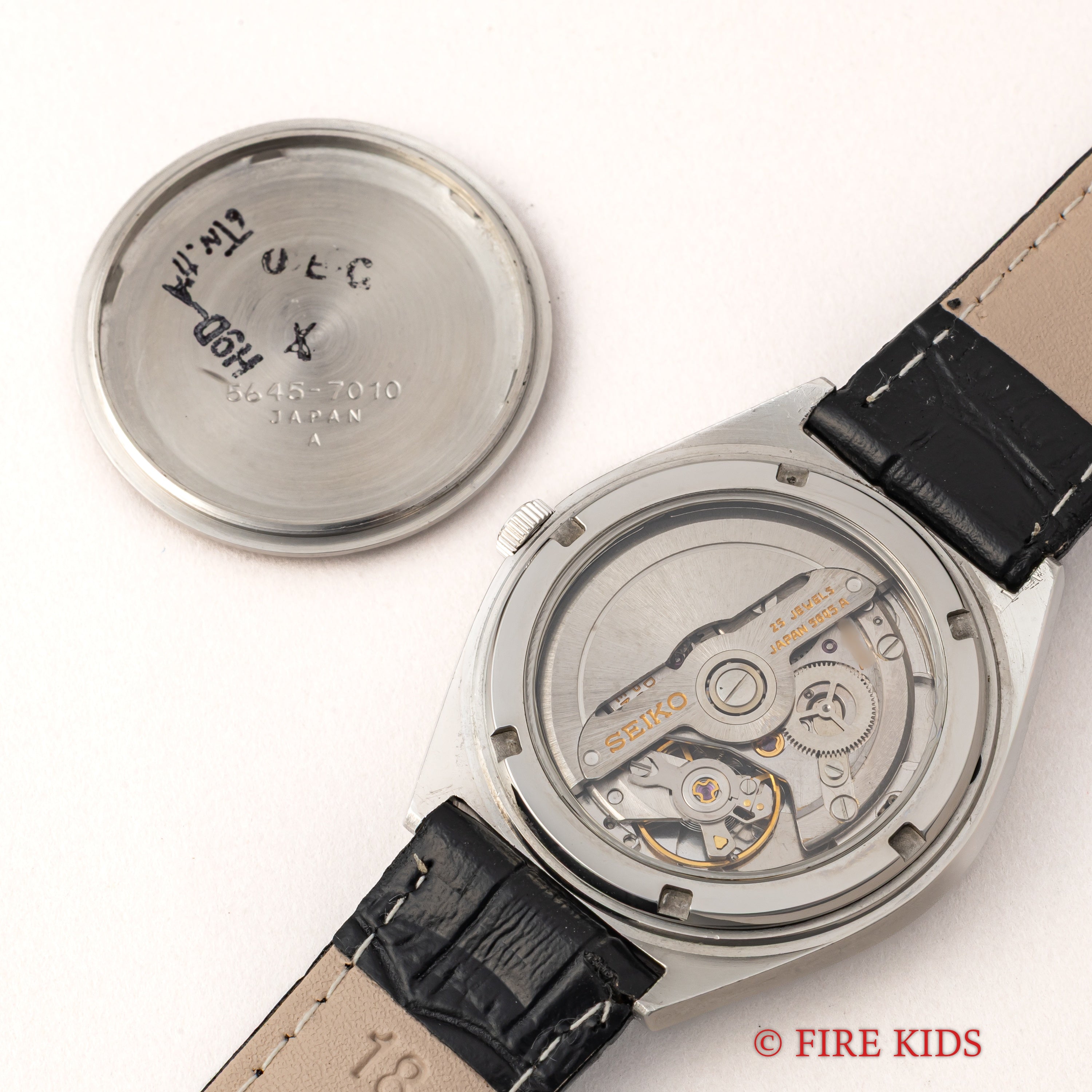 グランドセイコー 1973年製 Ref.5645-7010 56GS ハイビート自動巻 別作スケルトン裏蓋