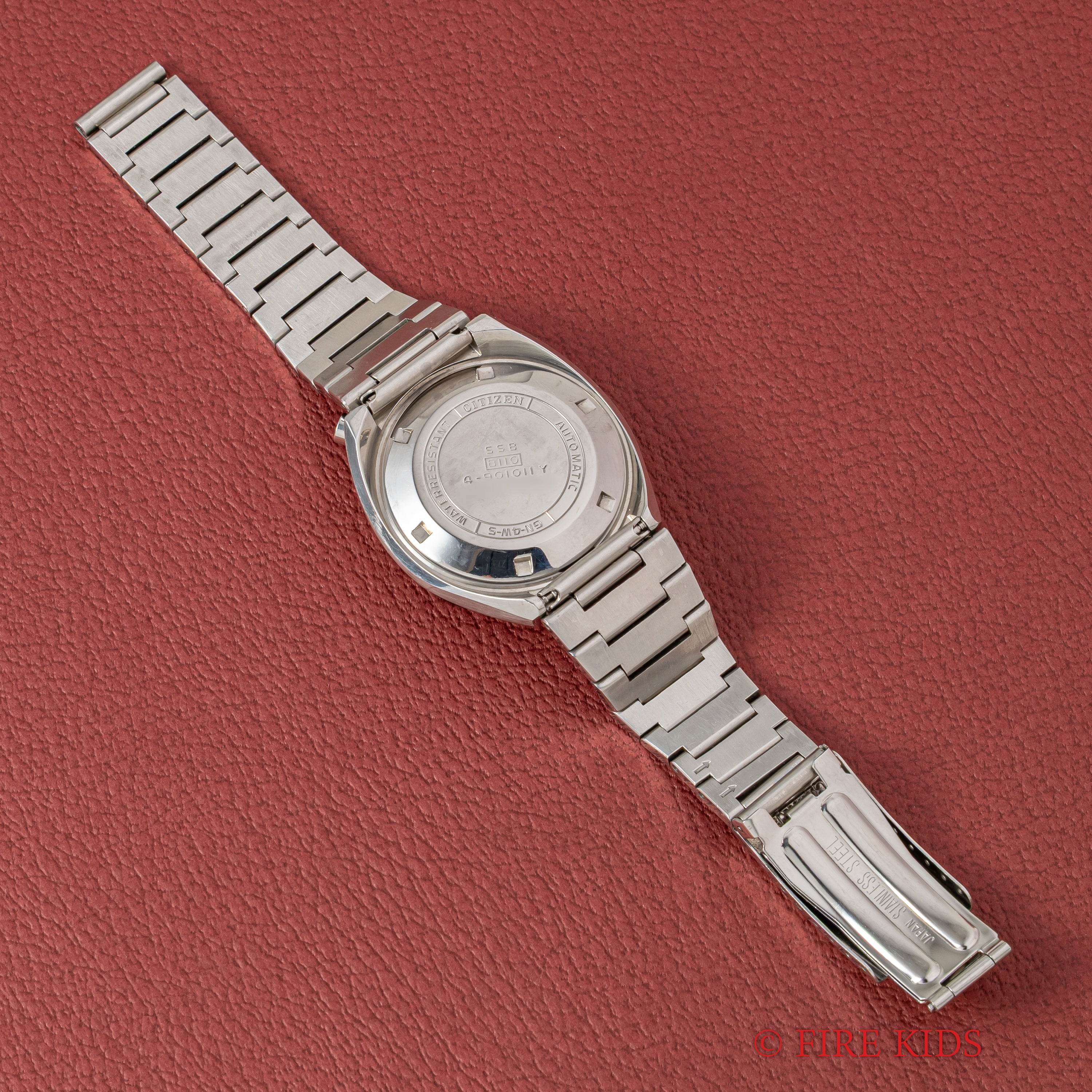 シチズン ツノクロノ チャレンジタイマー 1973年製 ダークブルーダイヤル 自動巻きクロノグラフ 純正ブレス