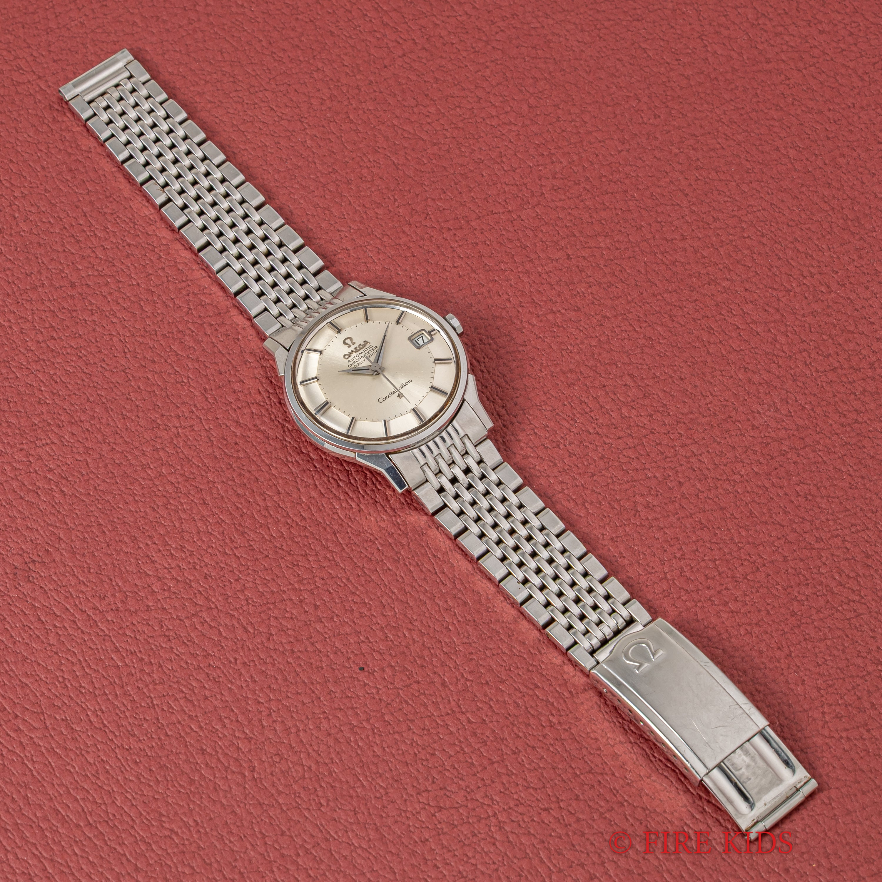 オメガ コンステレーション 12角 1966年製 パイパンダイヤル 自動巻クロノメーター Cal.564 純正ステンレスブレス