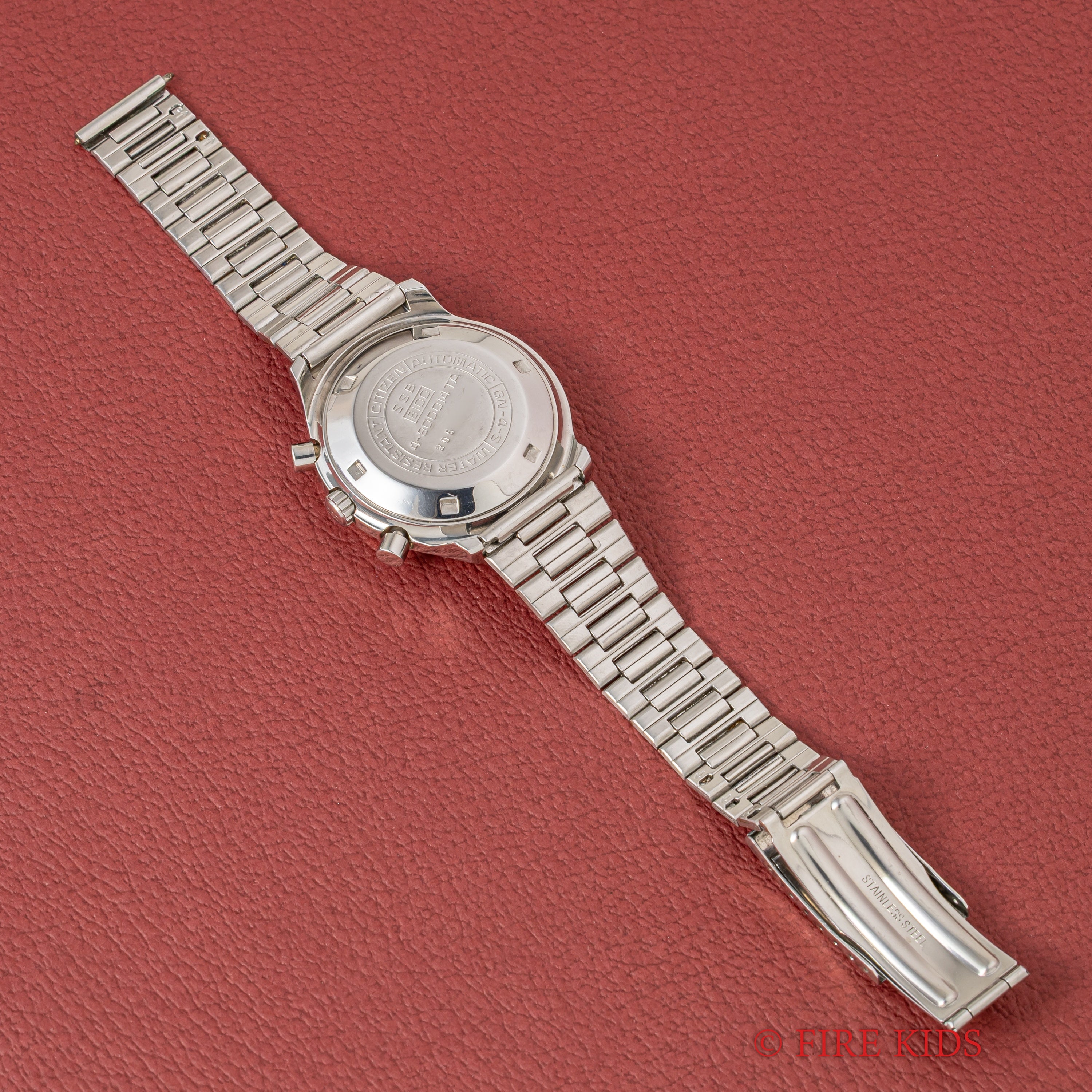 シチズン チャレンジタイマー 1972年製 ブラックダイヤル 自動巻きフライバッククロノグラフ 純正ブレス