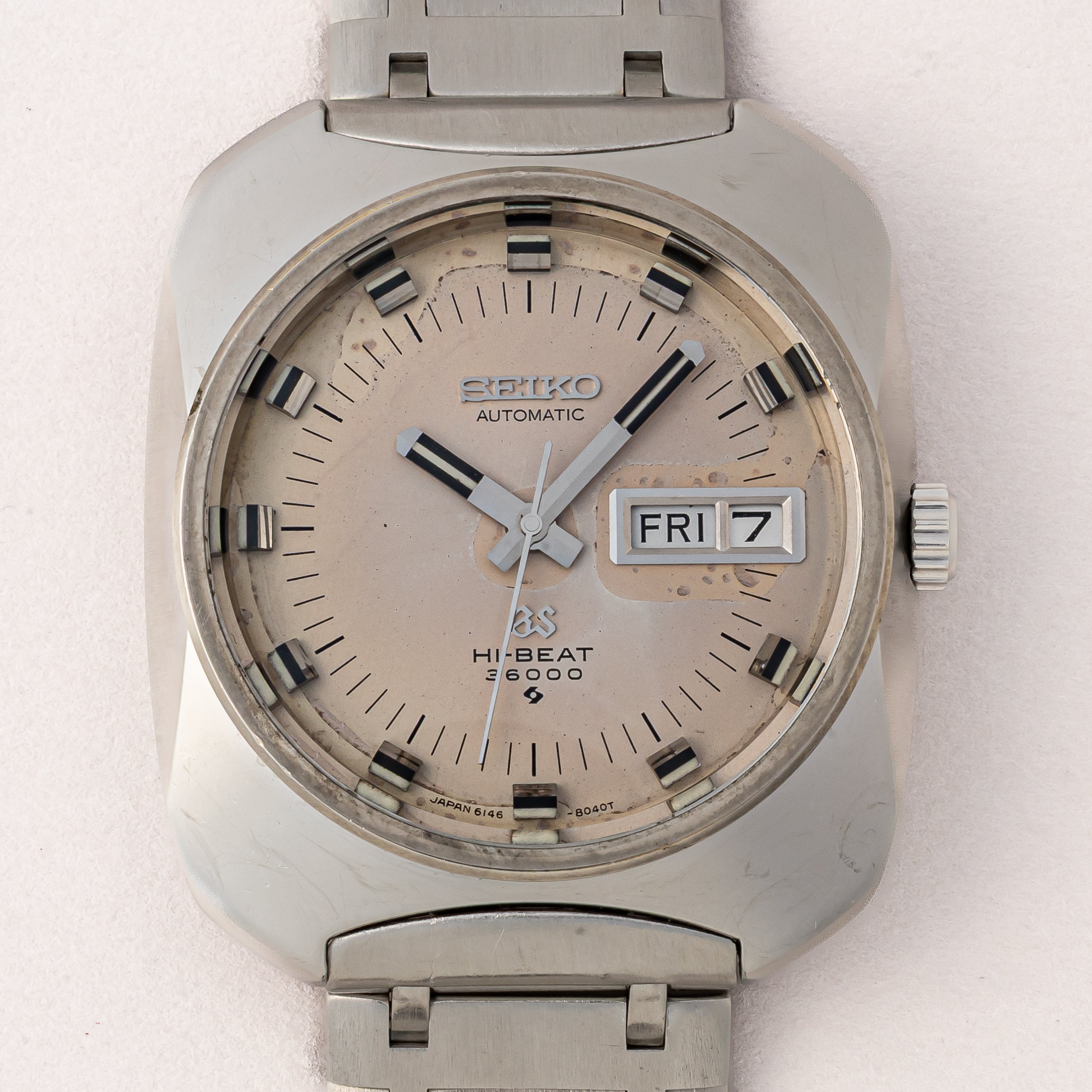 グランドセイコー 座布団ケース 1969年製 Ref.6146-8020 61GS 10振動 純正ブレス付き