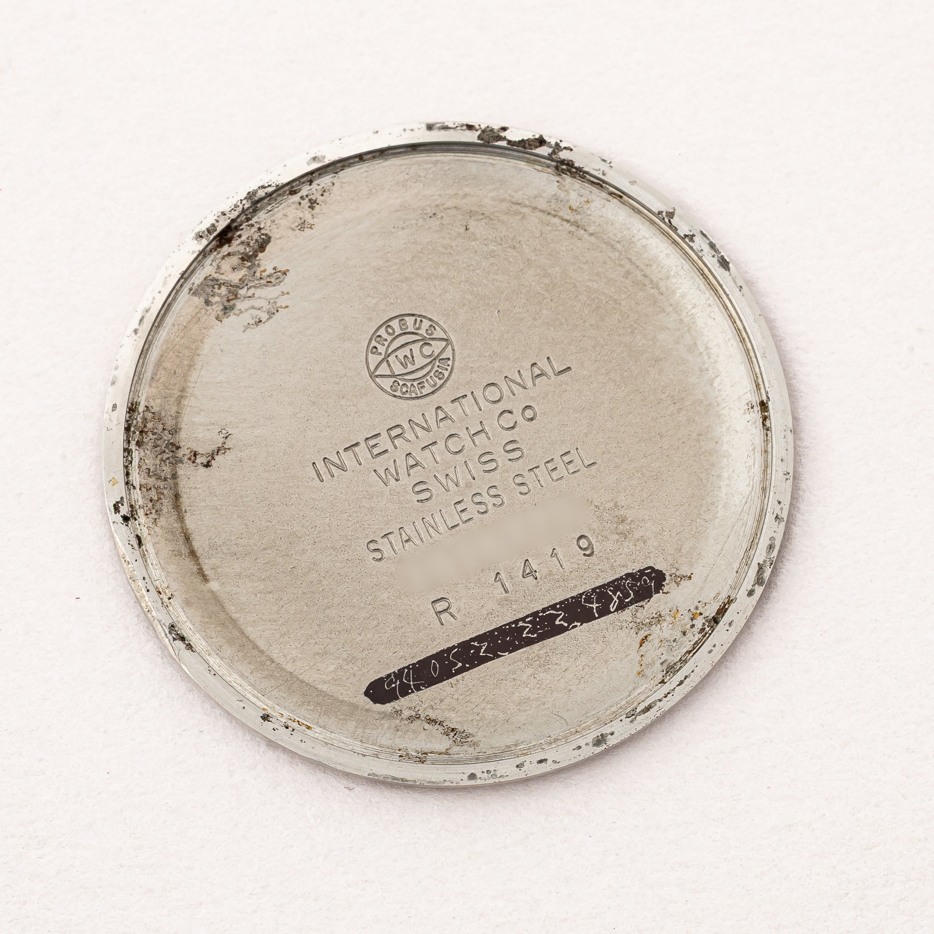 IWC Cal.402 手巻き 純正尾錠付き 修理明細付き