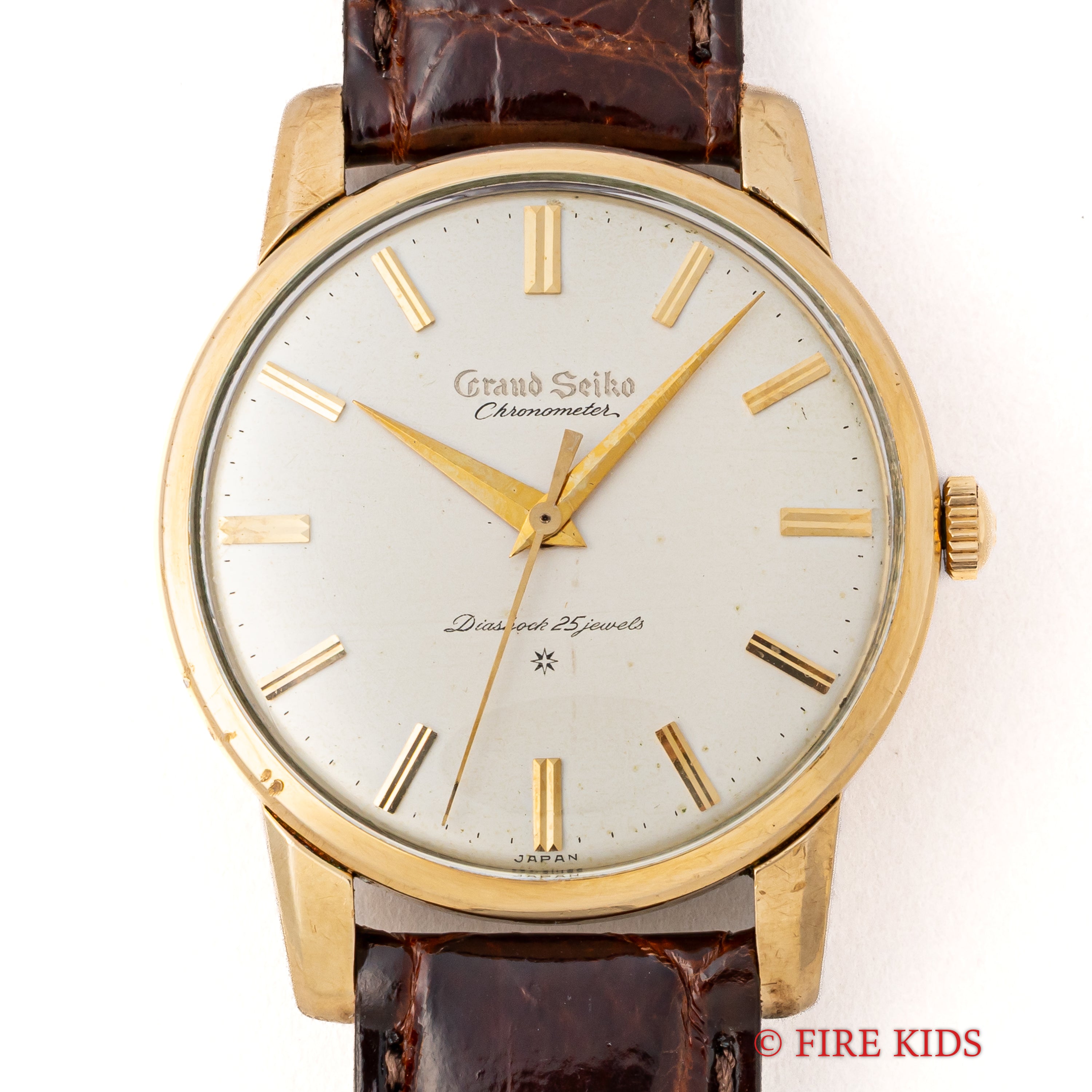グランドセイコー ファーストモデル 1960年製 Ref.J14070GS 彫文字盤 手巻きロービート