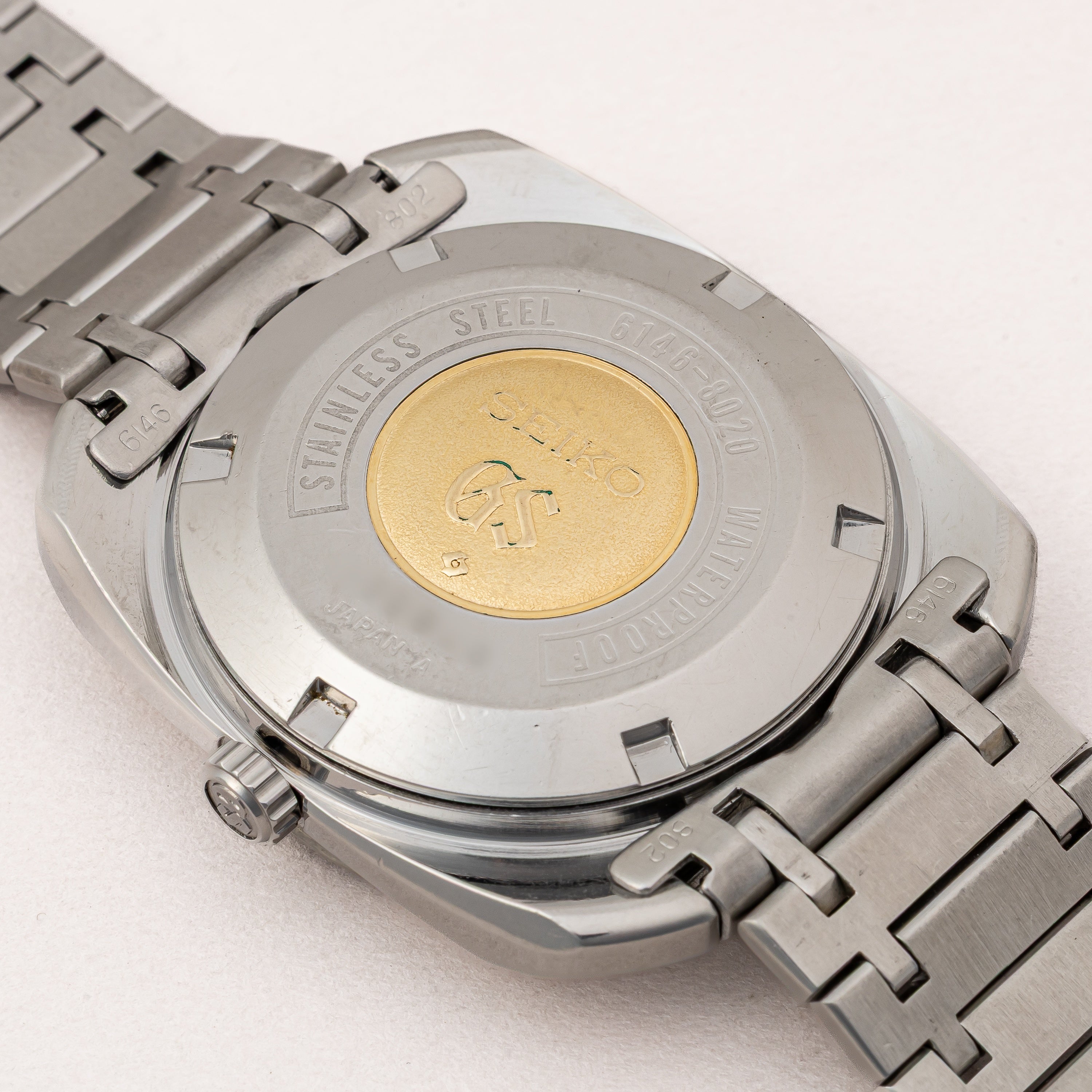 グランドセイコー 座布団ケース 1969年製 Ref.6146-8020 61GS 10振動 純正ブレス付き