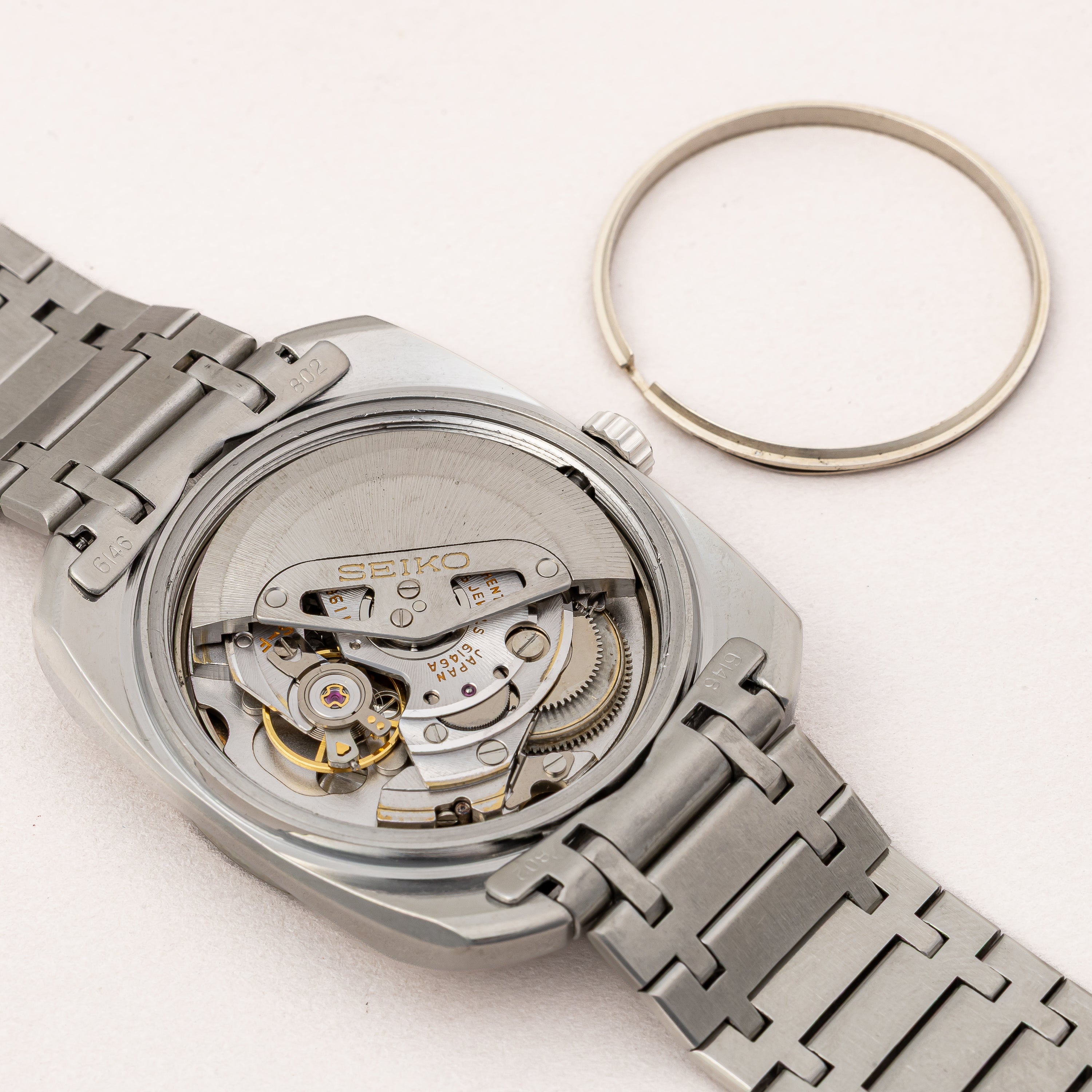 グランドセイコー 座布団ケース 1969年製 Ref.6146-8020 61GS 10振動 純正ブレス付き