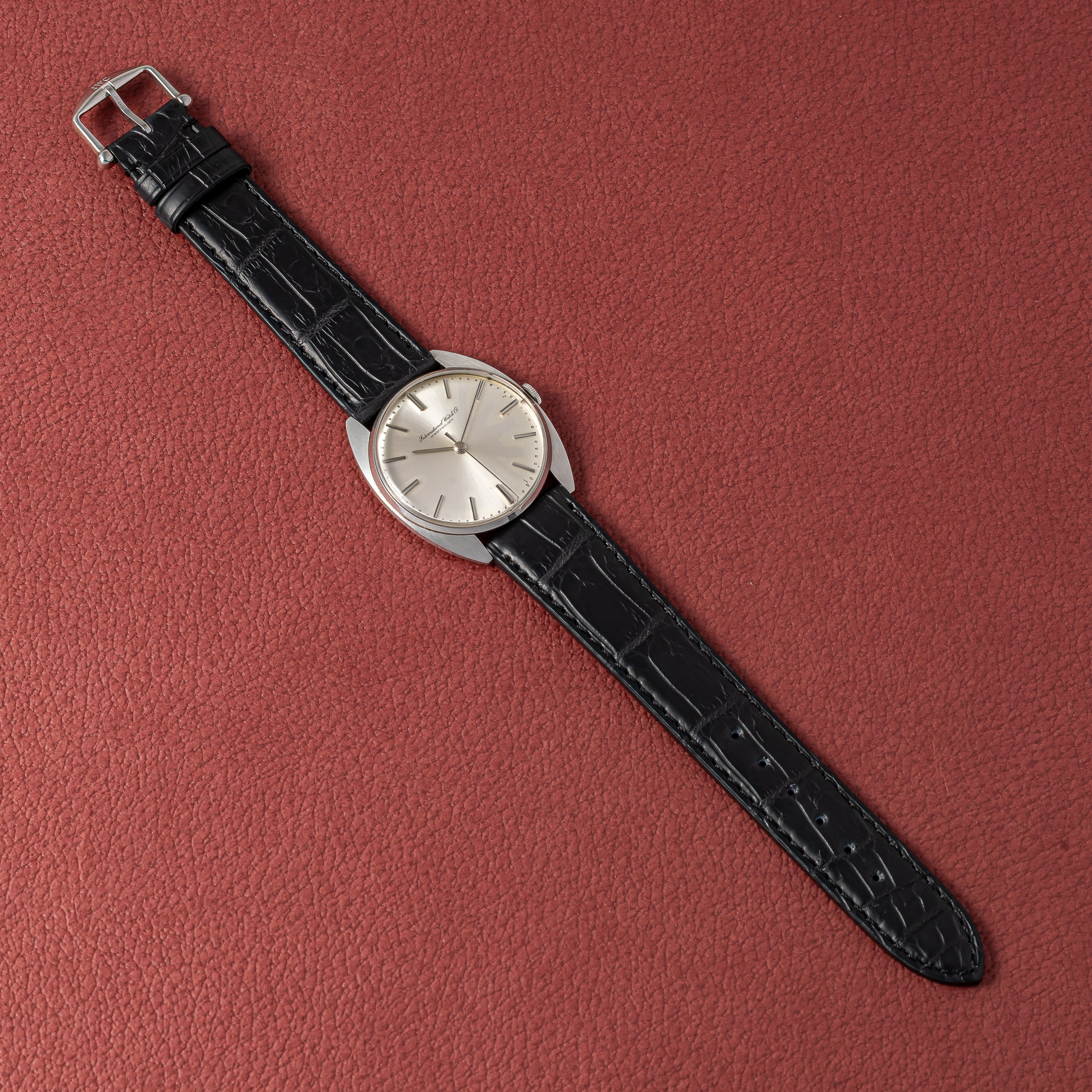 IWC Cal.402 手巻き 純正尾錠付き 修理明細付き