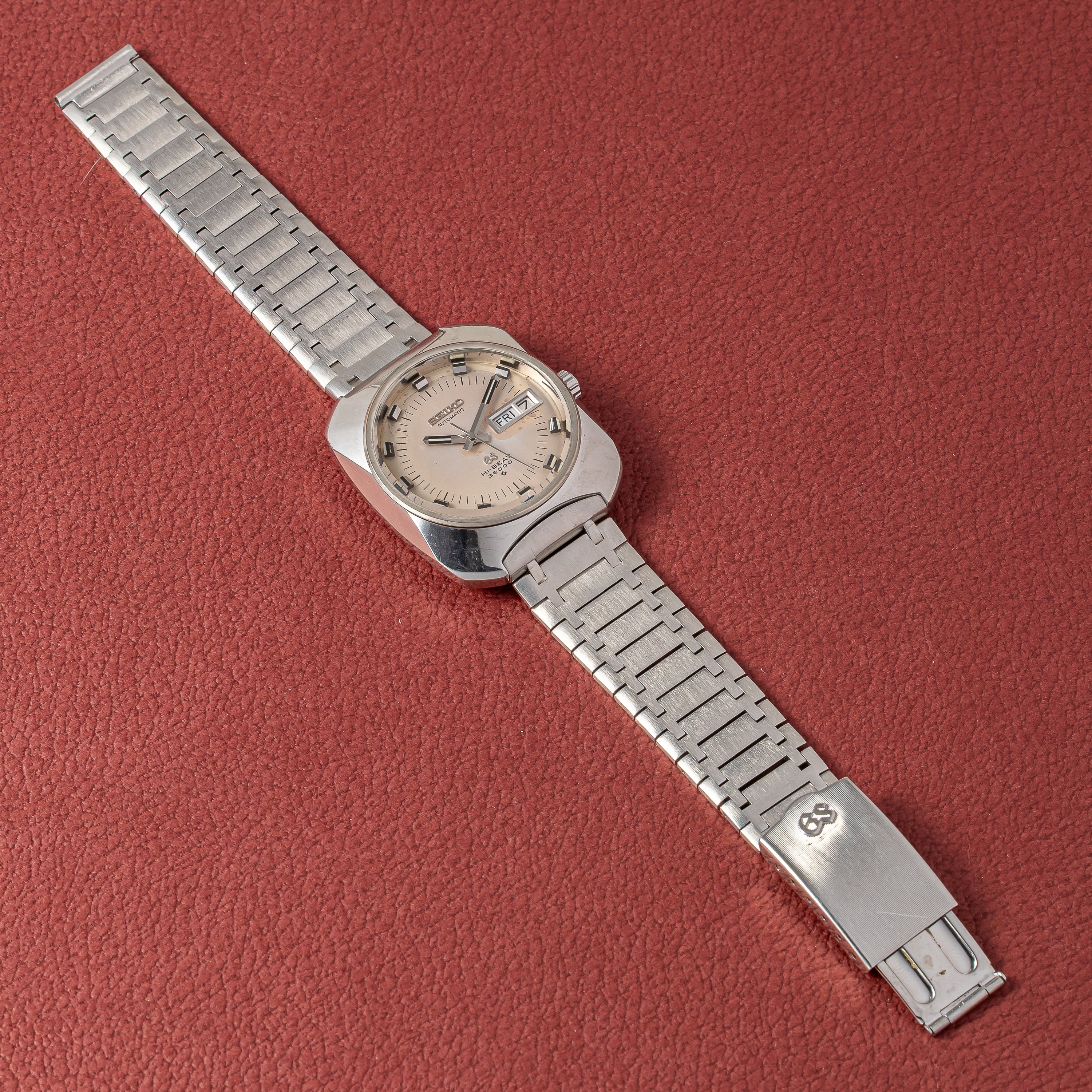 グランドセイコー 座布団ケース 1969年製 Ref.6146-8020 61GS 10振動 純正ブレス付き