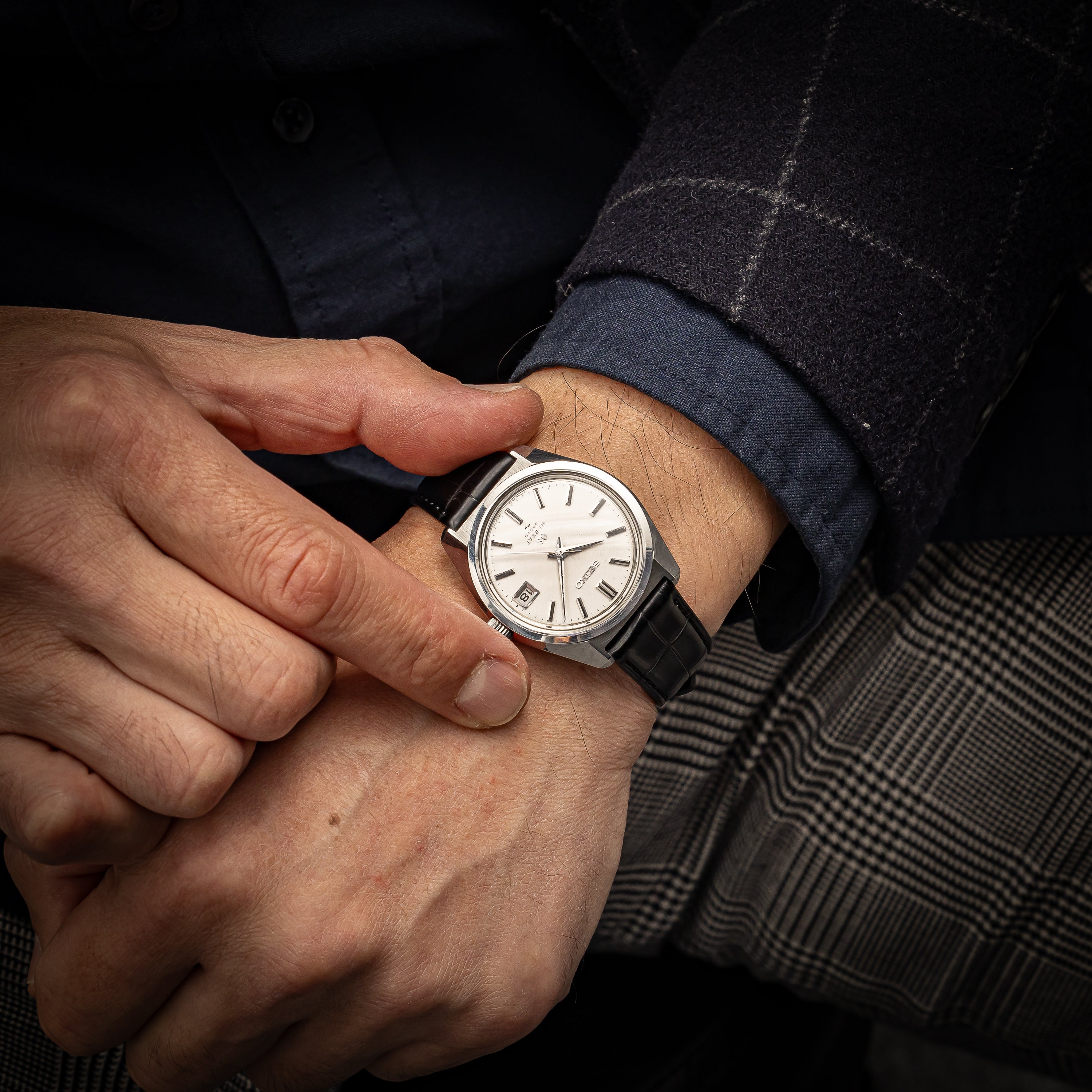 グランドセイコー 1968年製 10振動手巻き 45GS Ref.4522-8000 ハイビート セイコースタイルケース