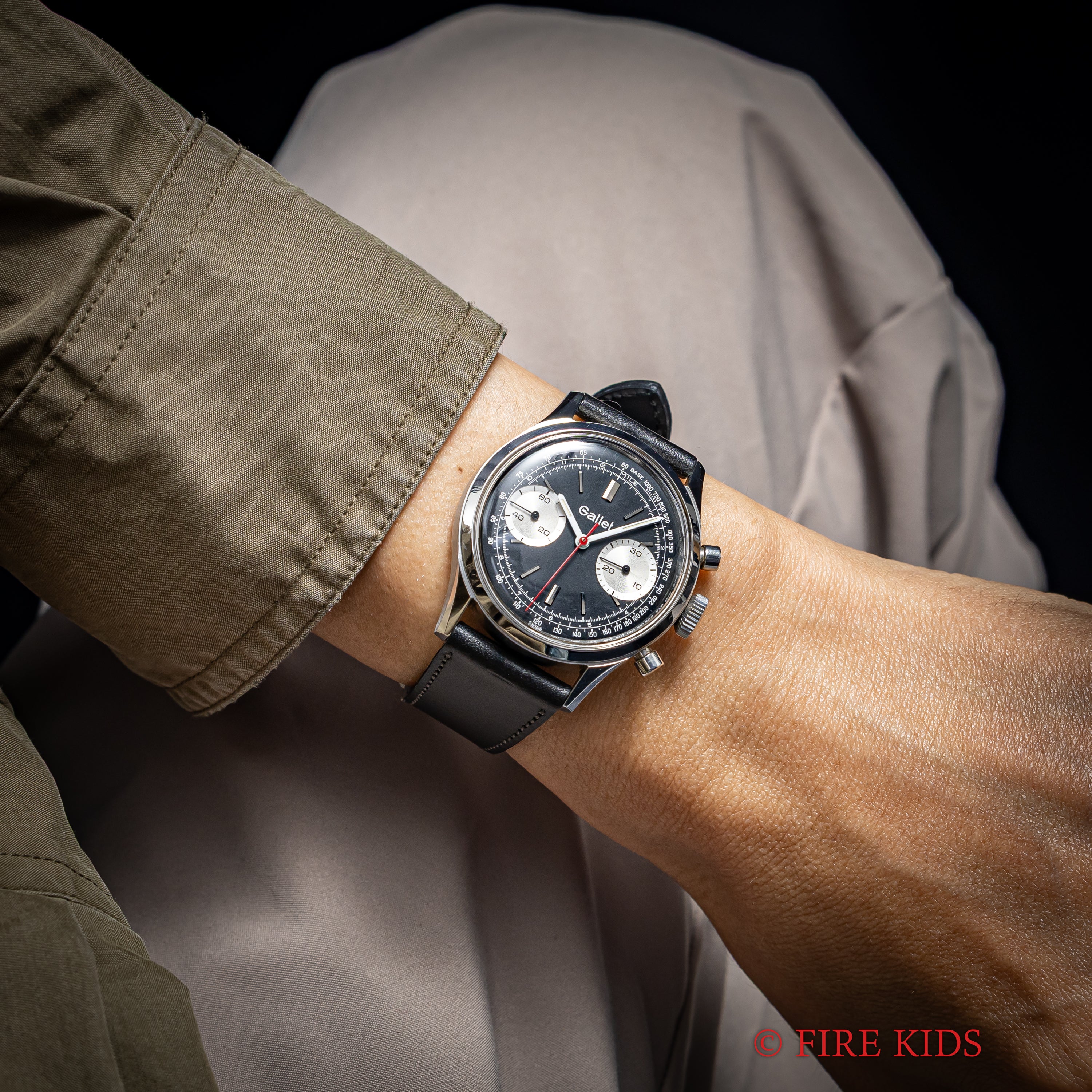 ギャレット 2レジスタークロノグラフ 手巻き 1980年代製