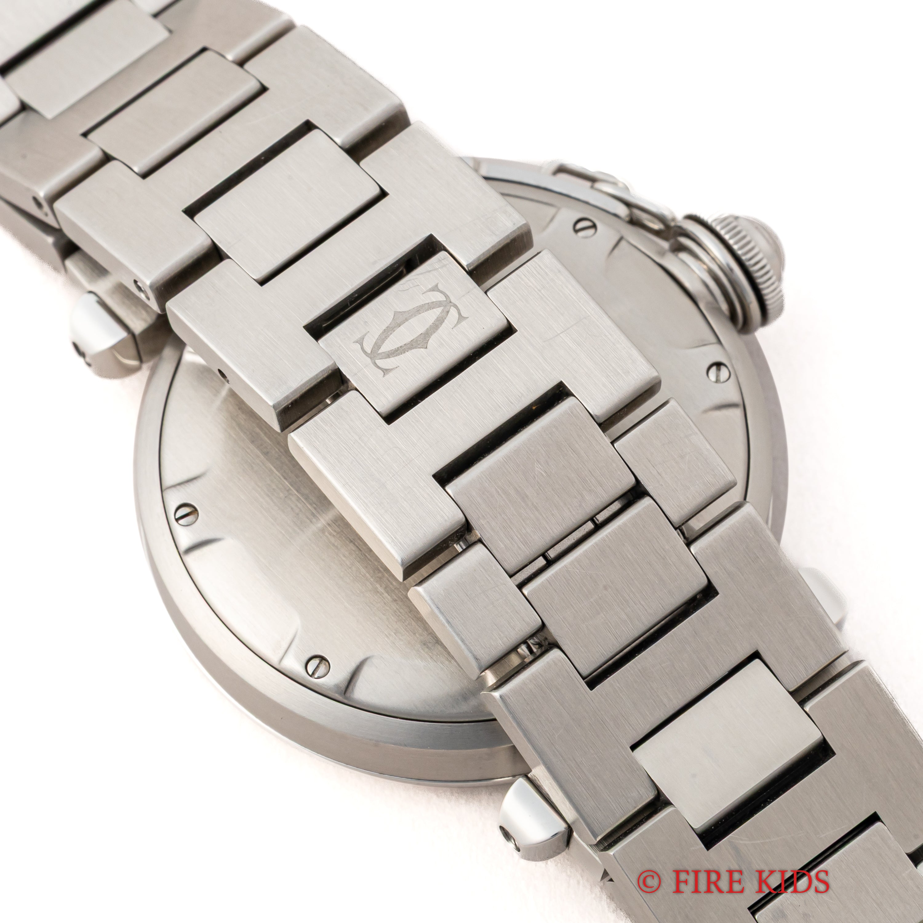 カルティエ パシャC 1990年代製 Ref.2324 ホワイトダイヤル トリチウム夜光 箱付き