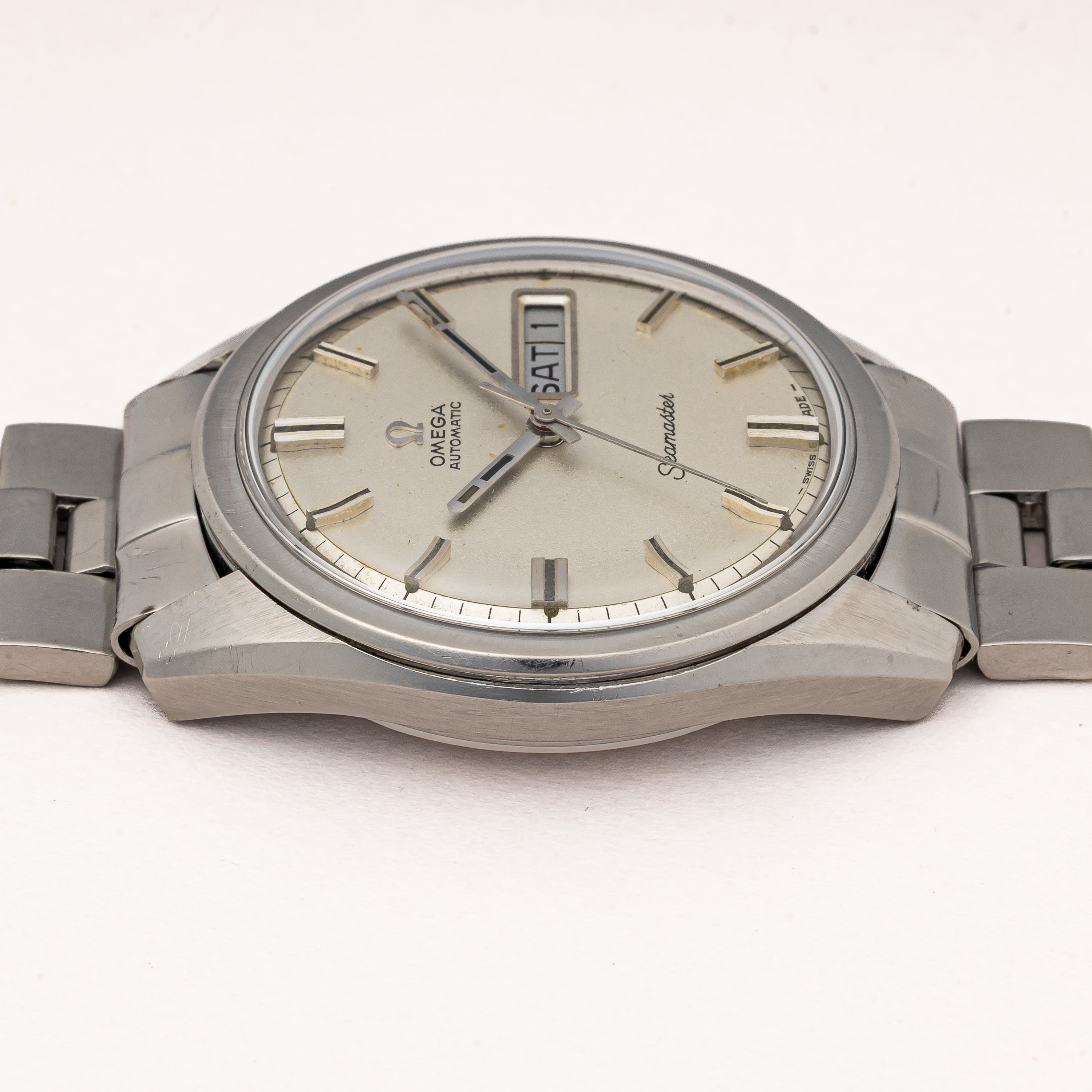 オメガ シーマスター 1969年製 デイデイト自動巻き Cal.750 純正ブレス付き