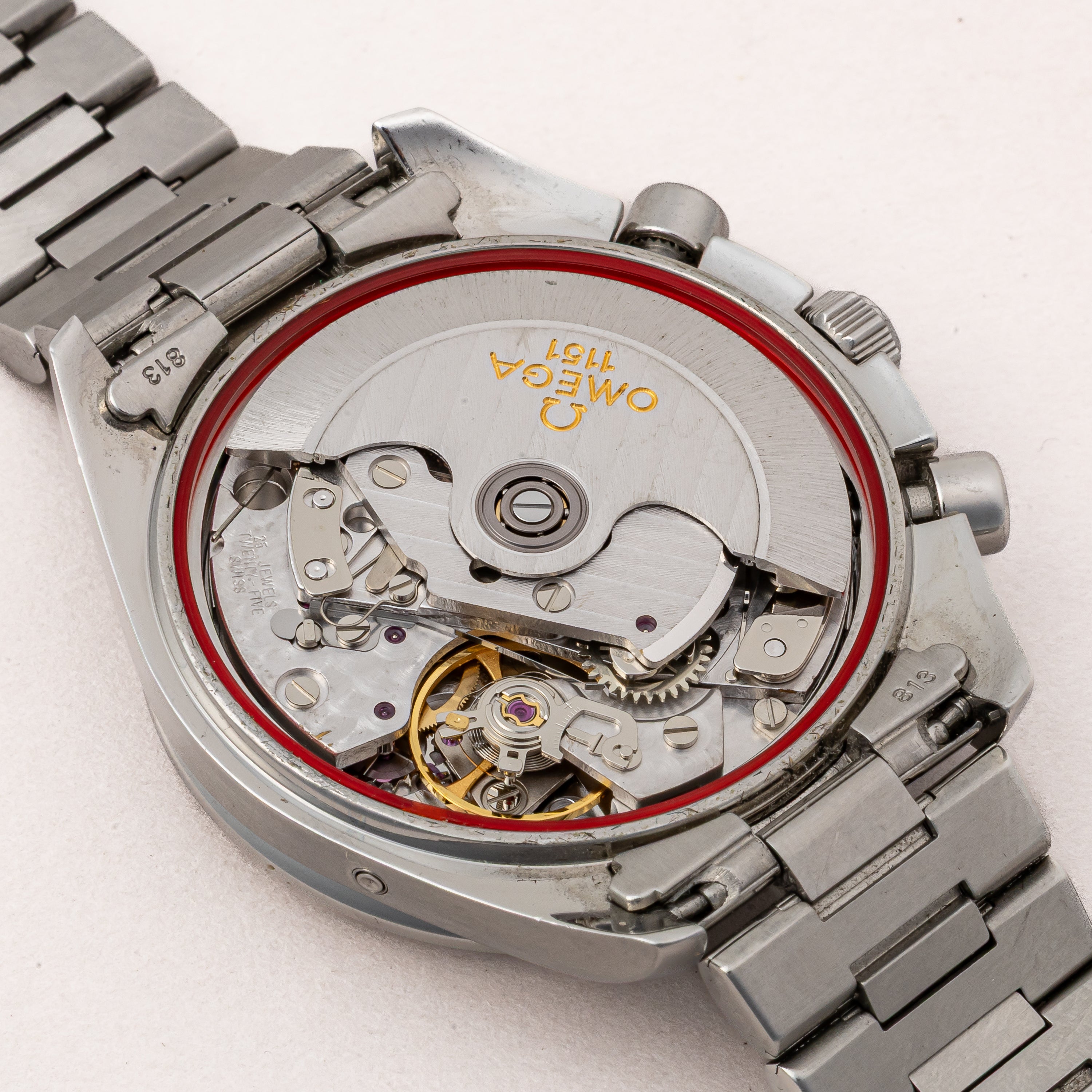 オメガ スピードマスター トリプルカレンダークロノグラフ 1998年製 自動巻 ギャラ付き