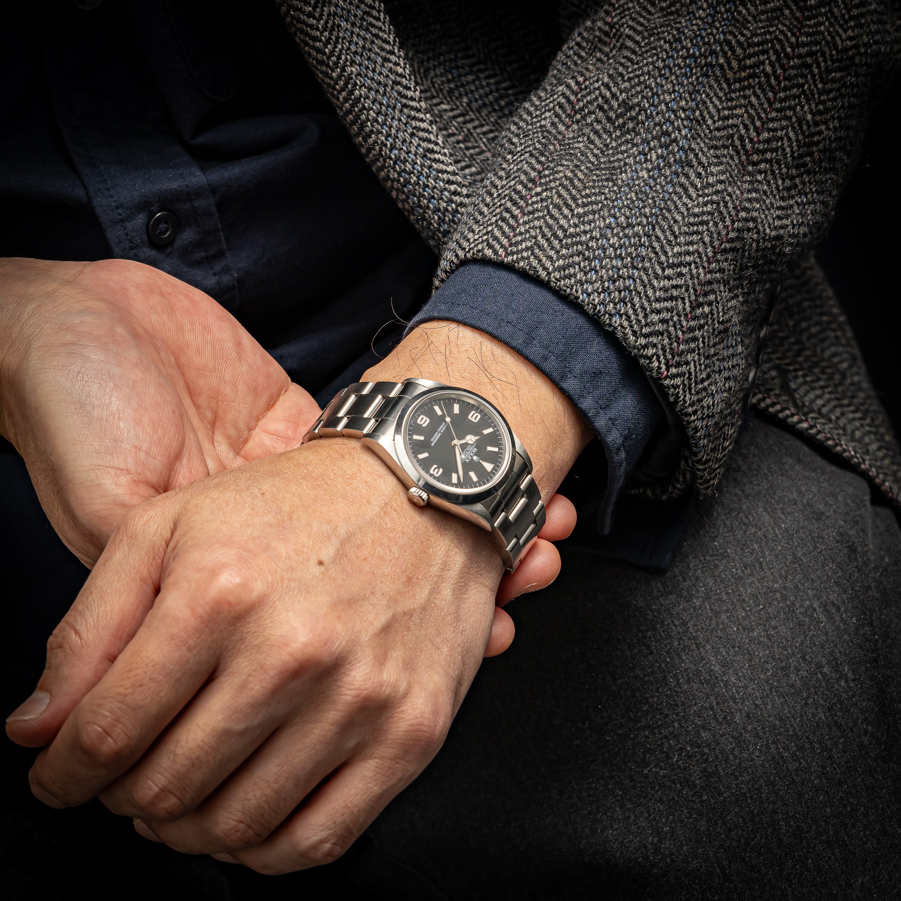 ロレックス エクスプローラー Ref.14270 シングルバックル 1996年製 トリチウム夜光