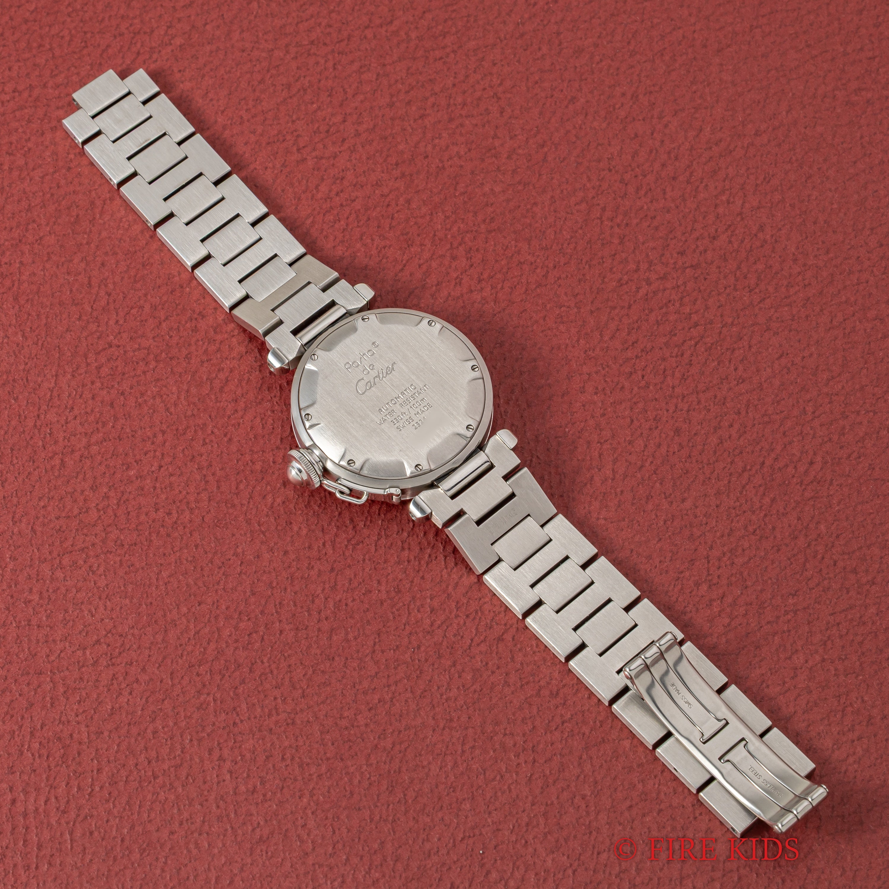 カルティエ パシャC 1990年代製 Ref.2324 ホワイトダイヤル トリチウム夜光 箱付き