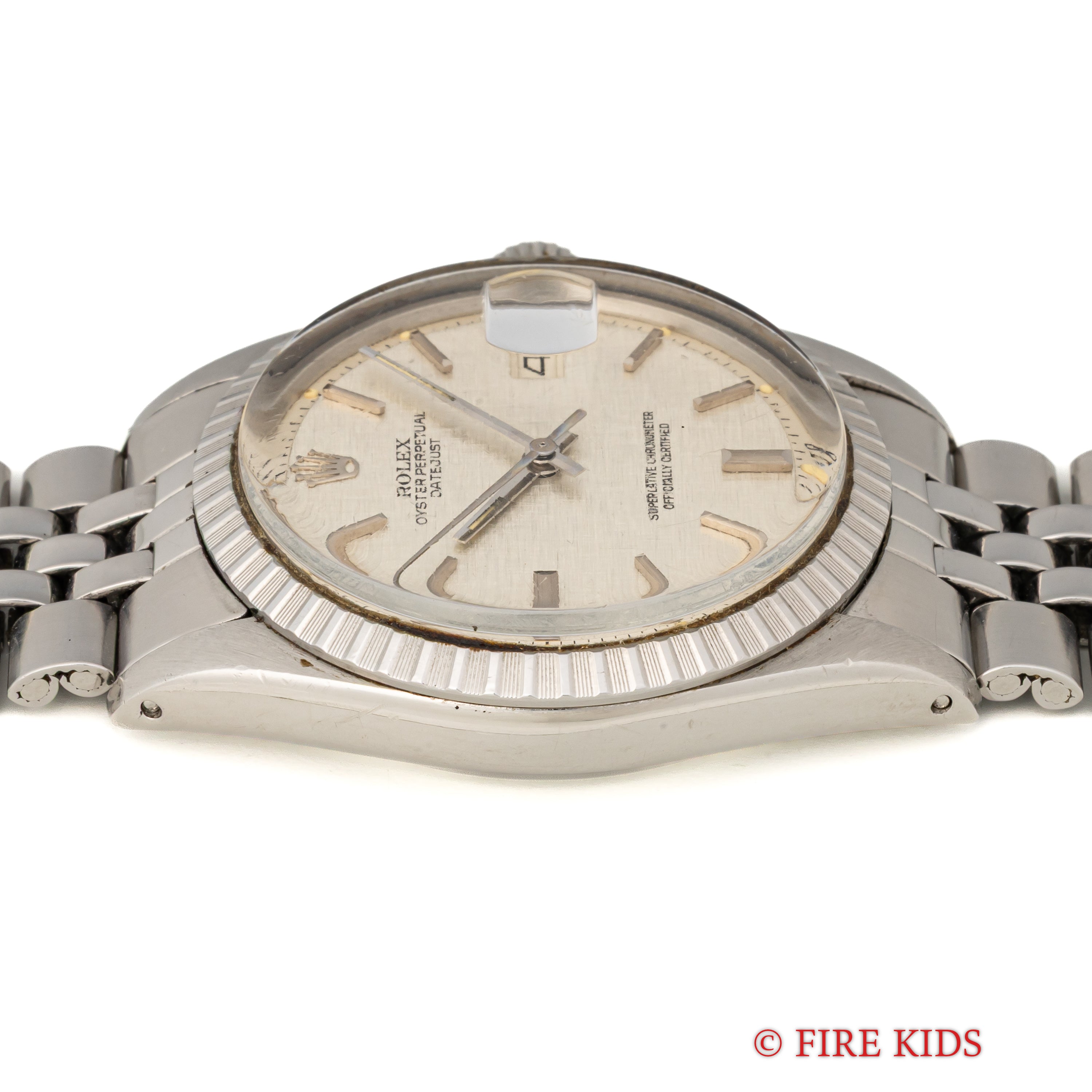 ロレックス 1971年製 デイトジャスト36 Ref.1603 リネンダイヤル 純正ジュビリーブレス