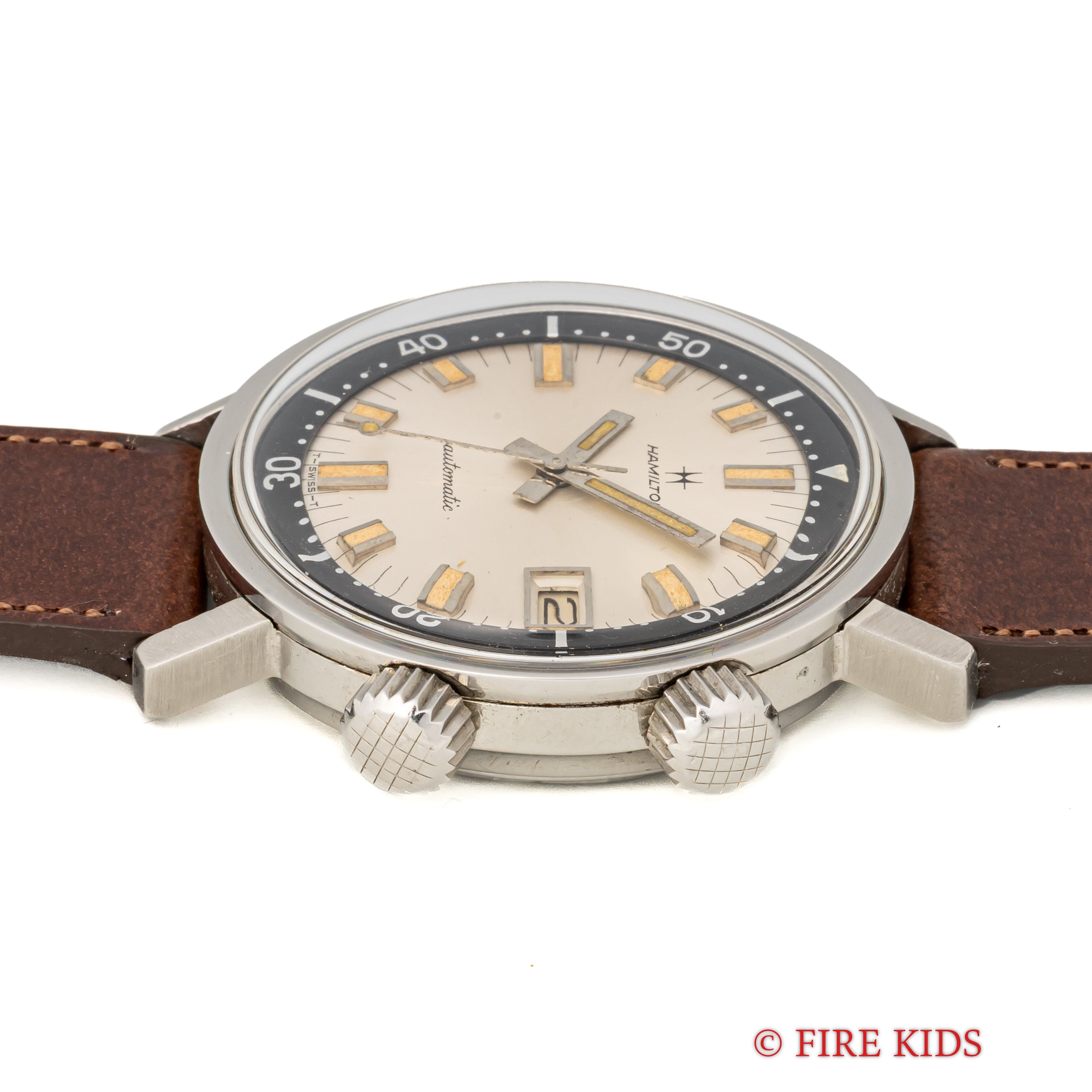 ハミルトンアクアデイト600 1960年代 36㎜スーパーコンプレッサーケース 自動巻 インナー回転ベゼル