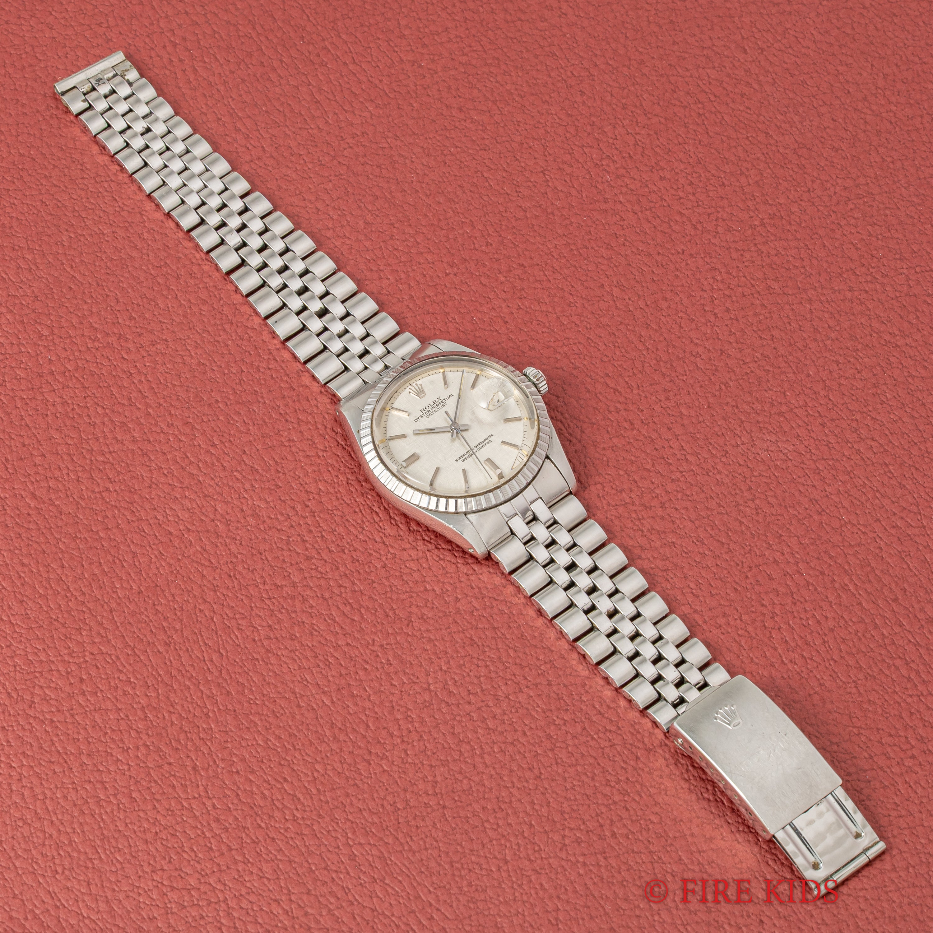 ロレックス 1971年製 デイトジャスト36 Ref.1603 リネンダイヤル 純正ジュビリーブレス