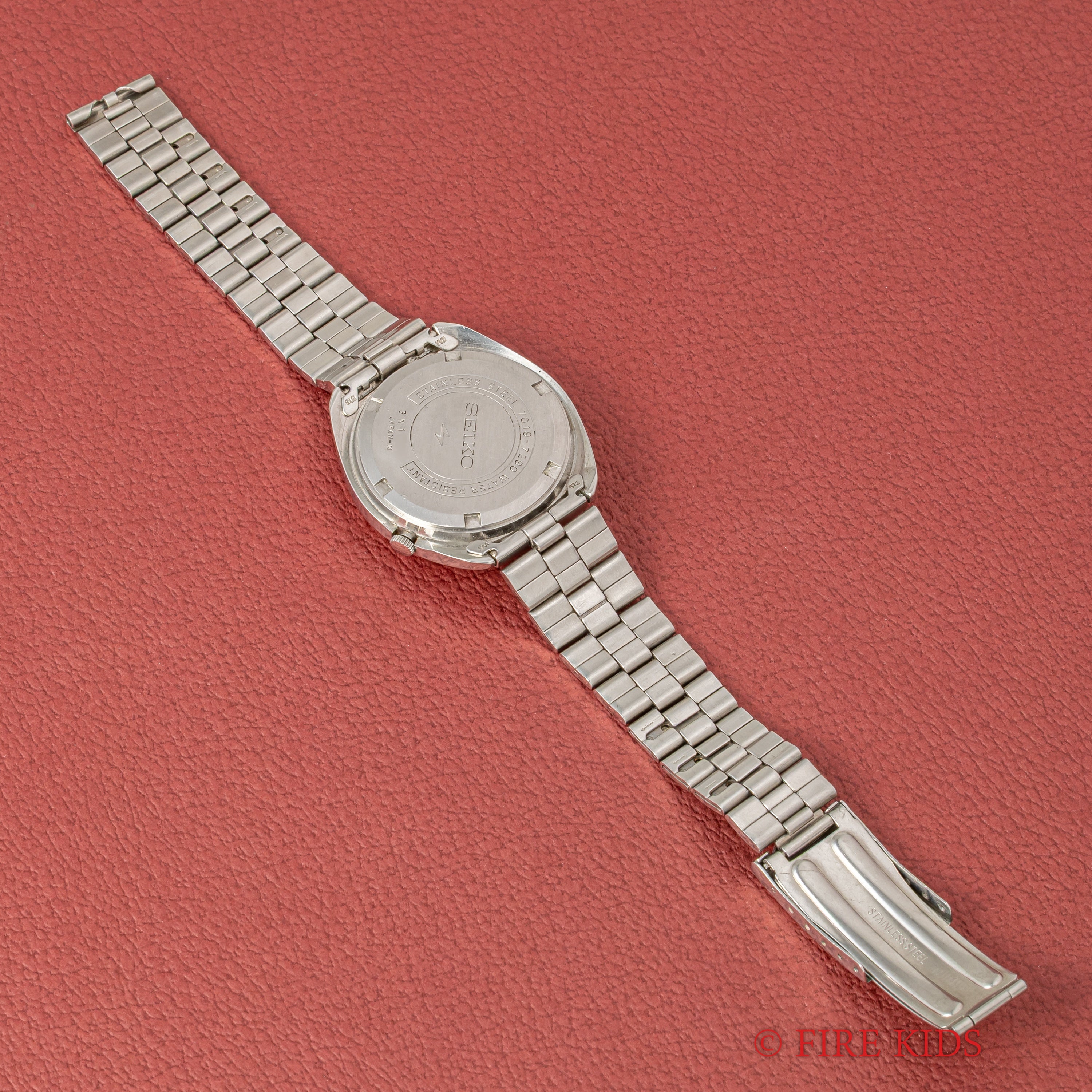 セイコー アドヴァン 1973年製 Ref.7019-7290 デイデイト ブルーグリーンダイヤル カットガラス 純正ブレス