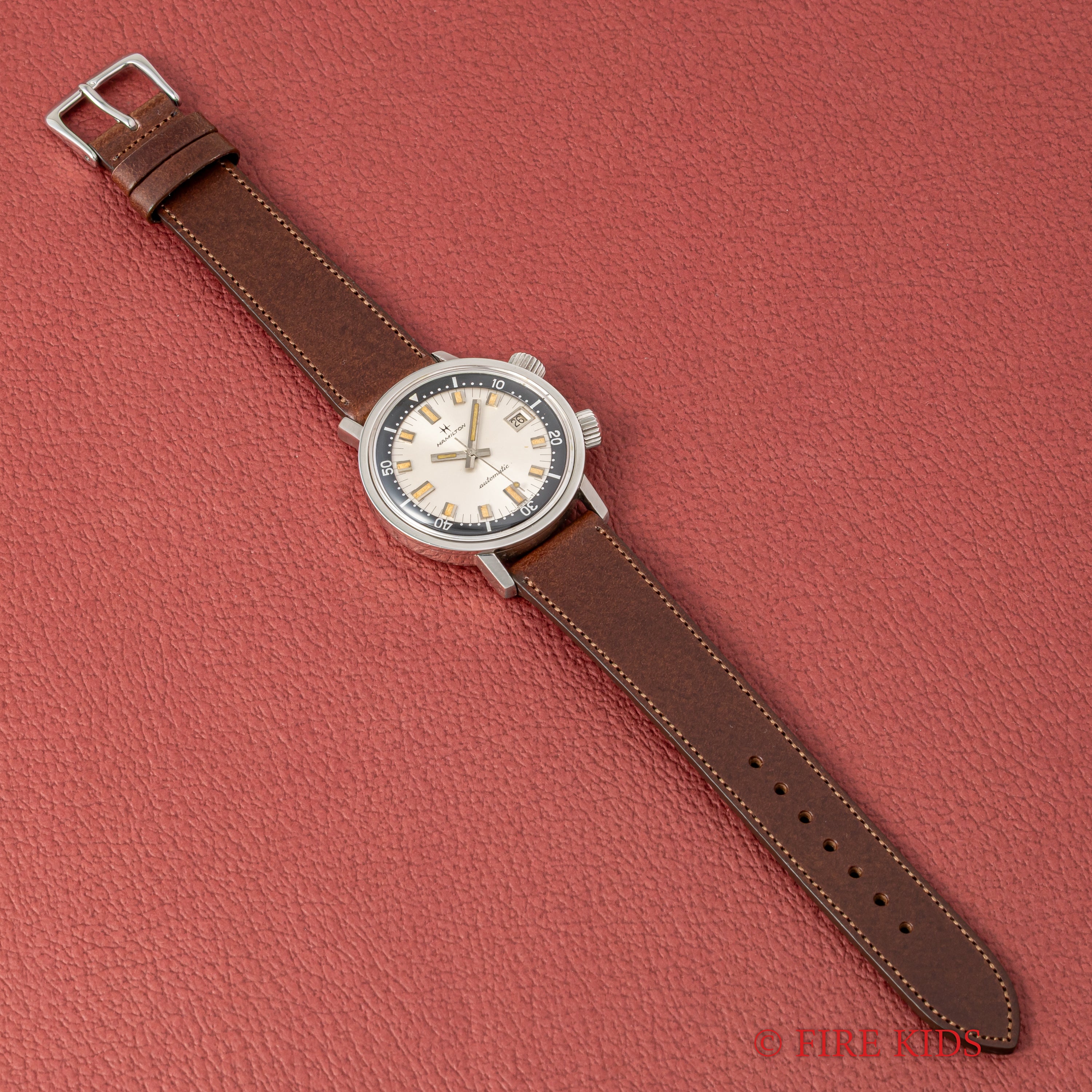 ハミルトンアクアデイト600 1960年代 36㎜スーパーコンプレッサーケース 自動巻 インナー回転ベゼル