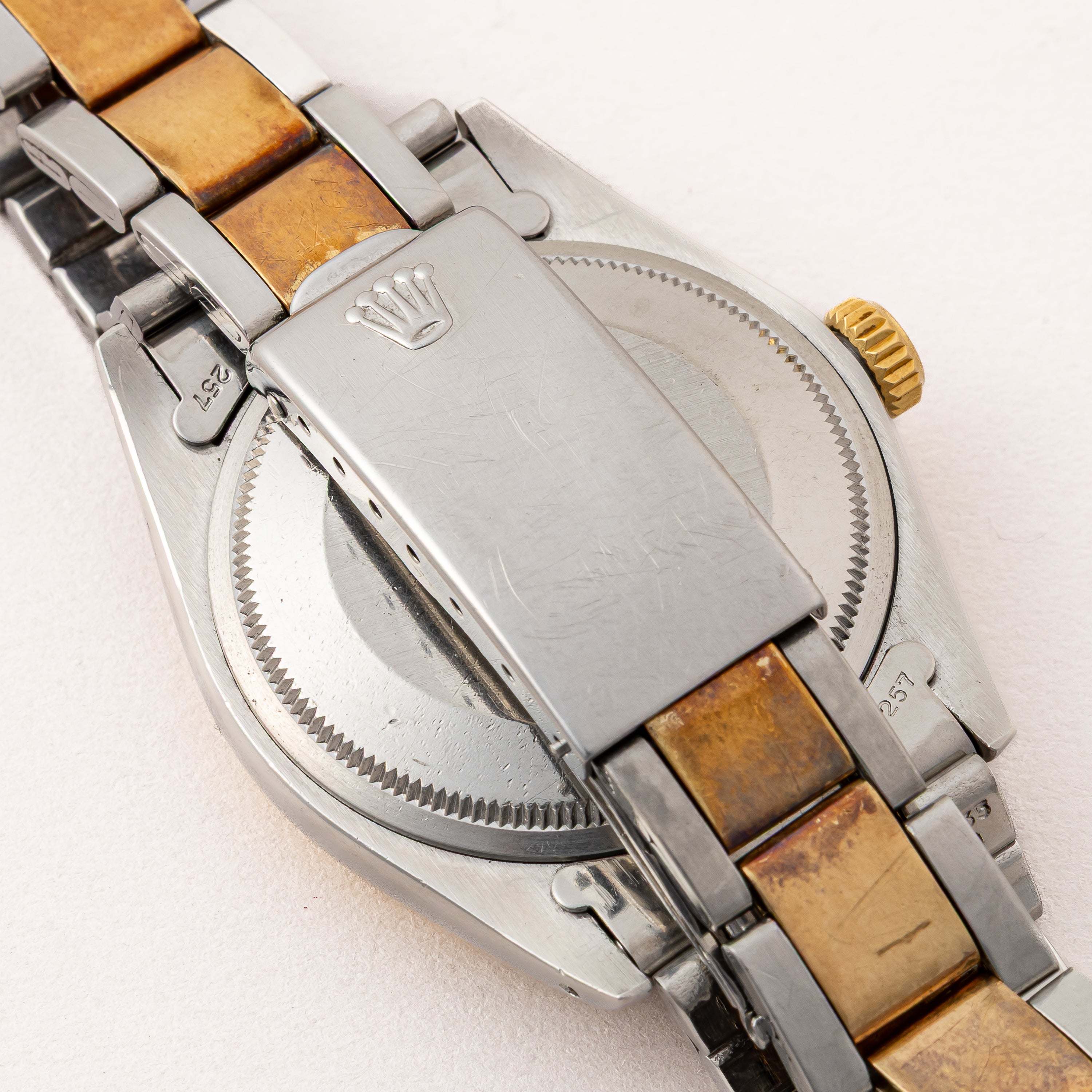 ロレックス オイスターパーペチュアルデイト コンビ 純正ブレス