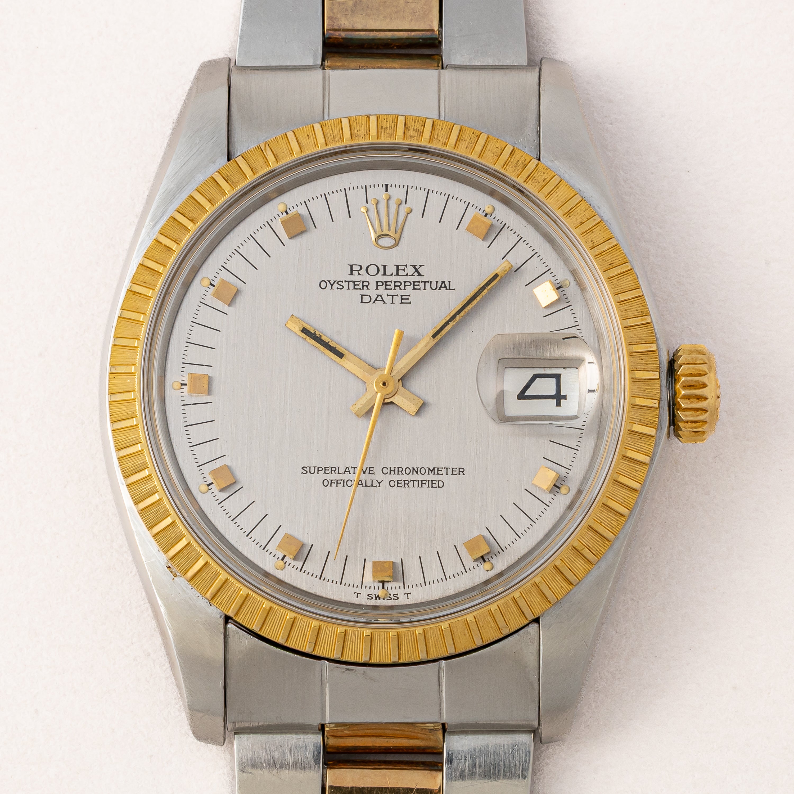 ロレックス オイスターパーペチュアルデイト コンビ 純正ブレス