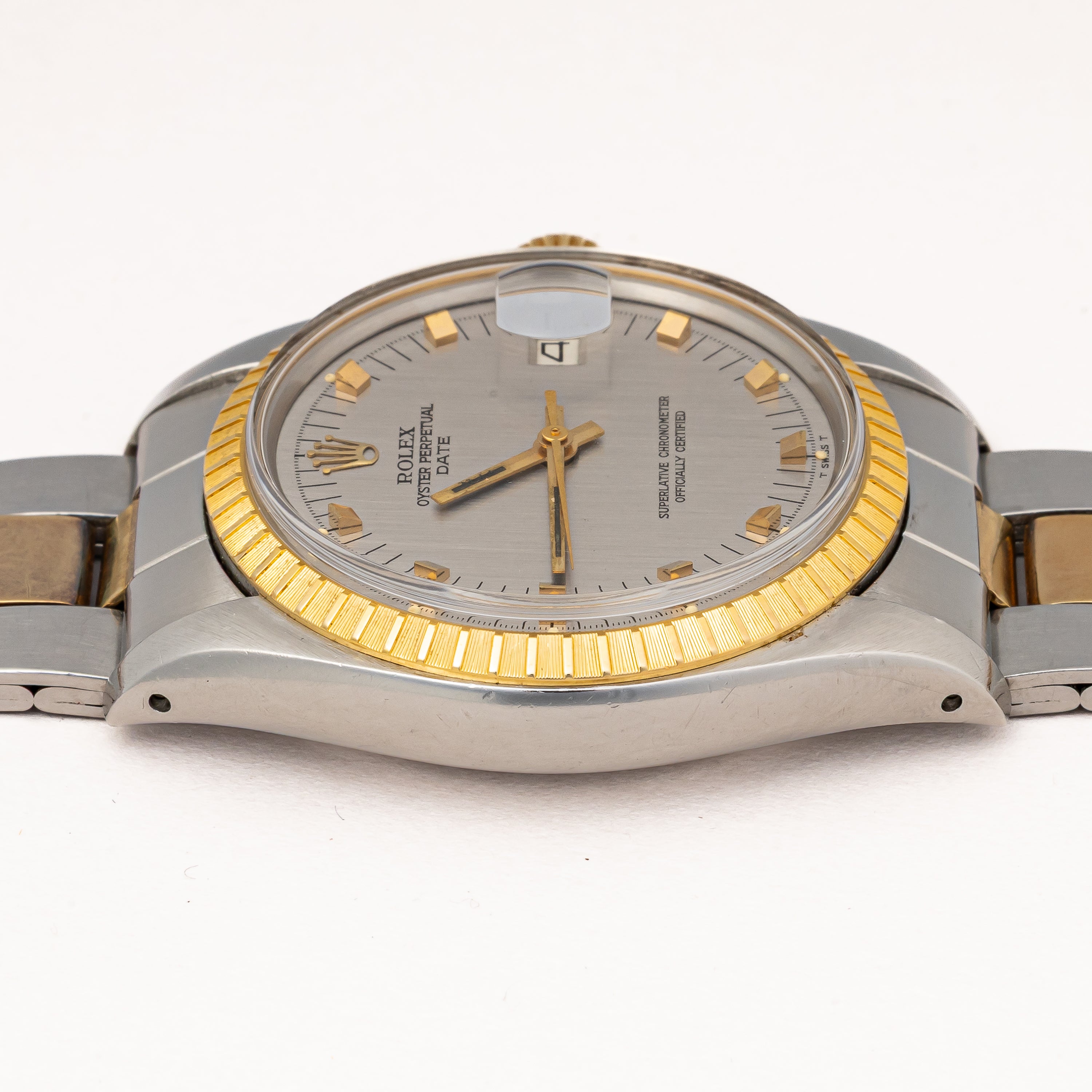 ロレックス オイスターパーペチュアルデイト コンビ 純正ブレス