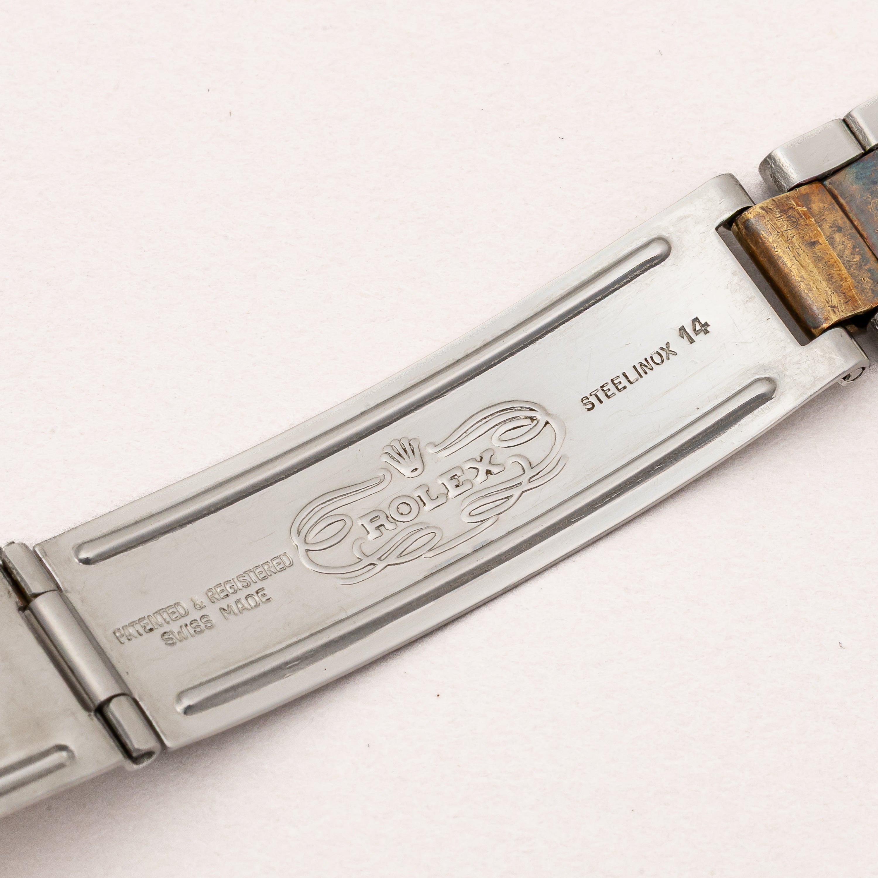 ロレックス オイスターパーペチュアルデイト コンビ 純正ブレス