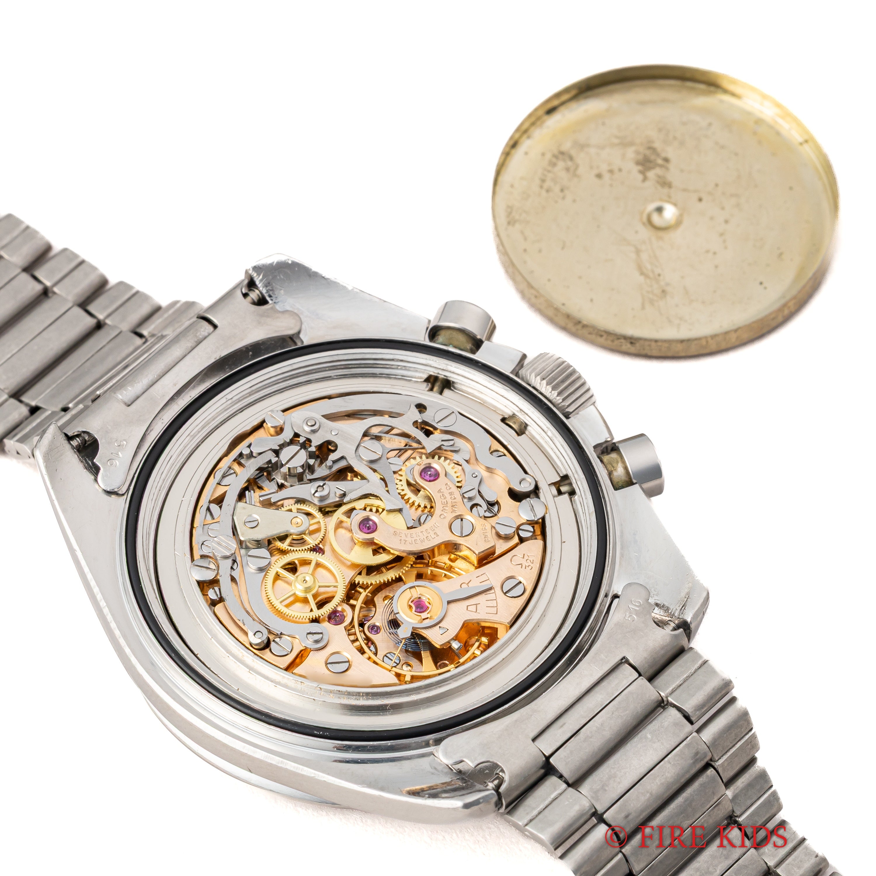 オメガ スピードマスター プロフェッショナル 4th 1967年製 Ref.105.012 Cal.321 トロピカルダイヤル キャタピラブレス付き 手巻き