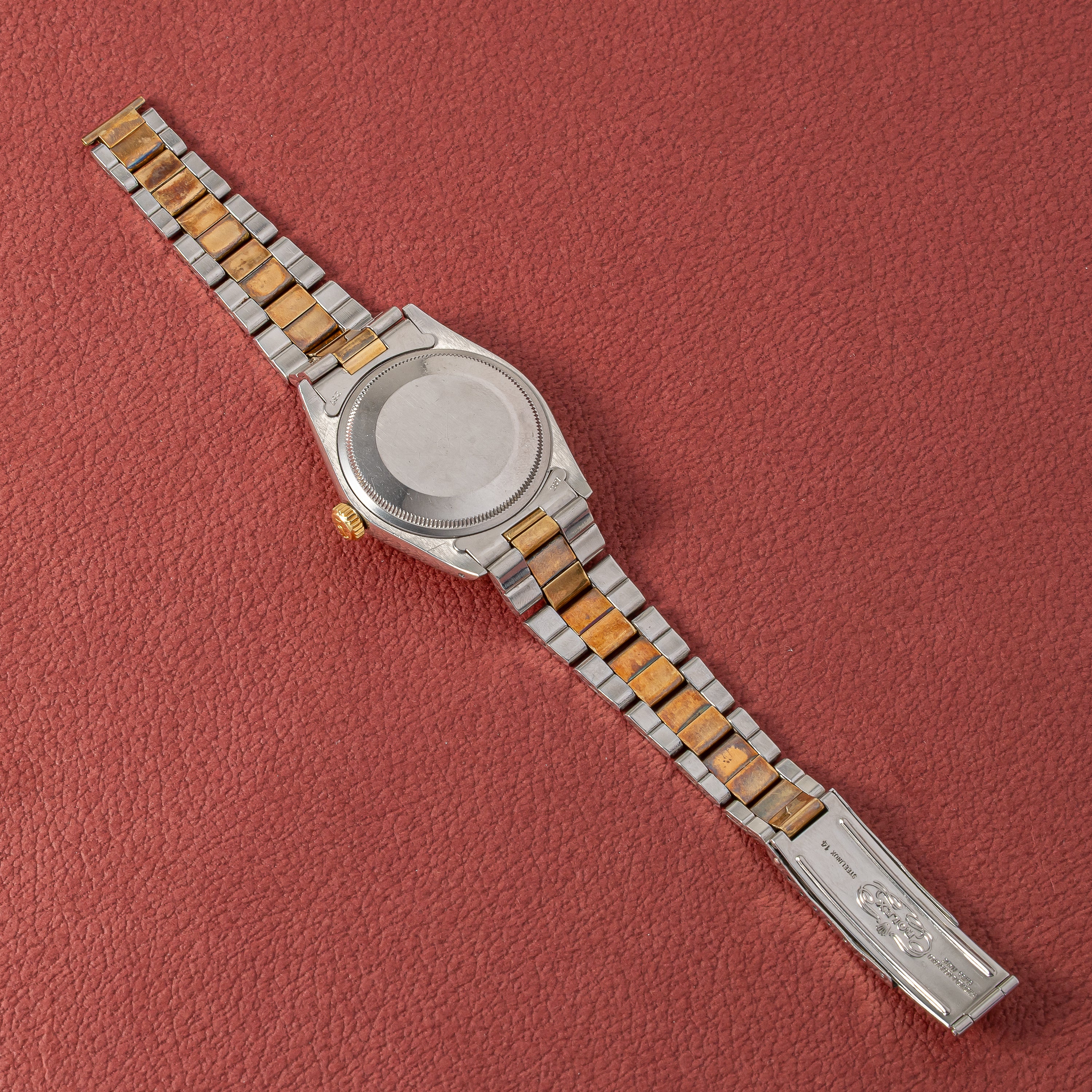 ロレックス オイスターパーペチュアルデイト コンビ 純正ブレス